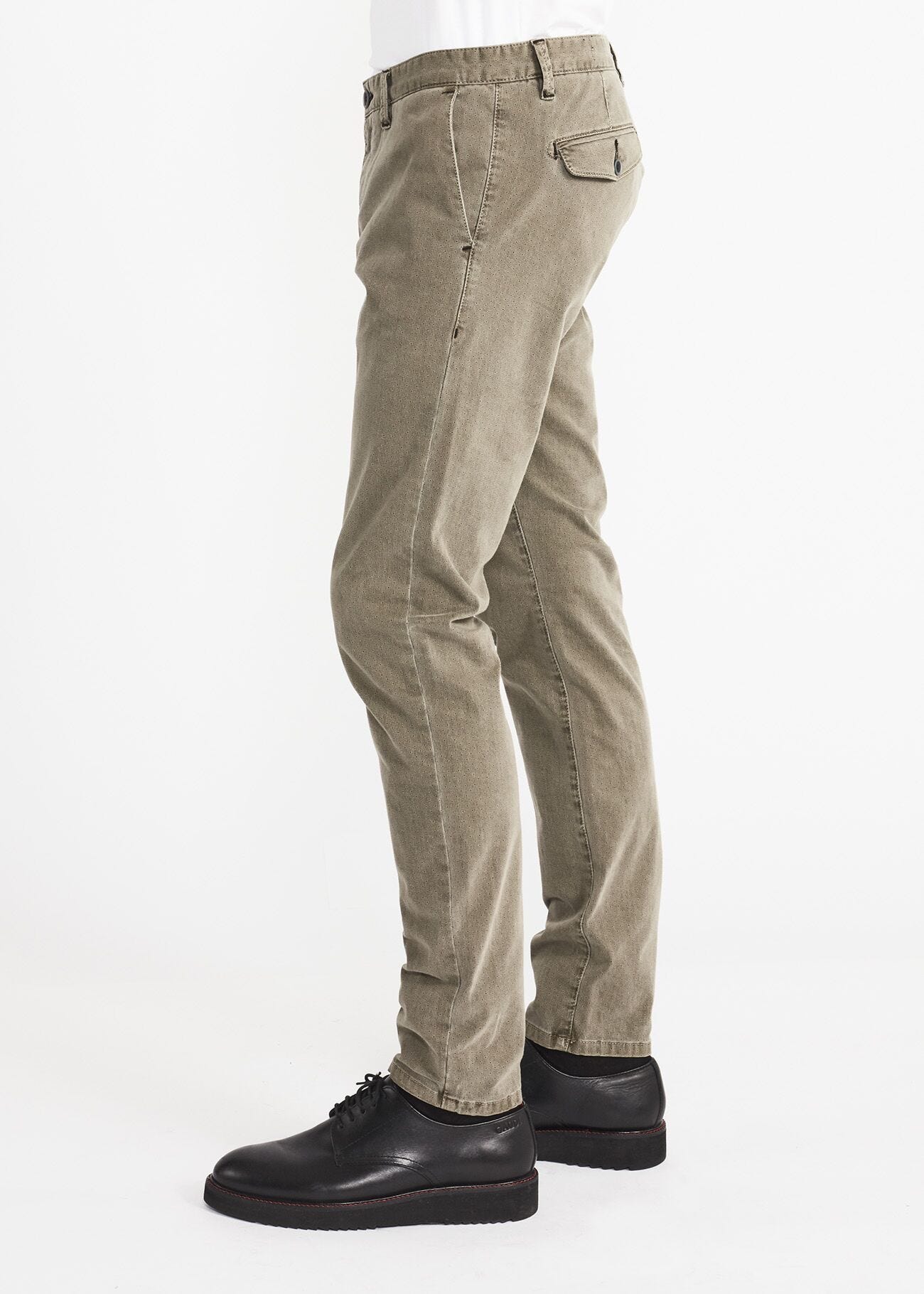Polka dot chinos