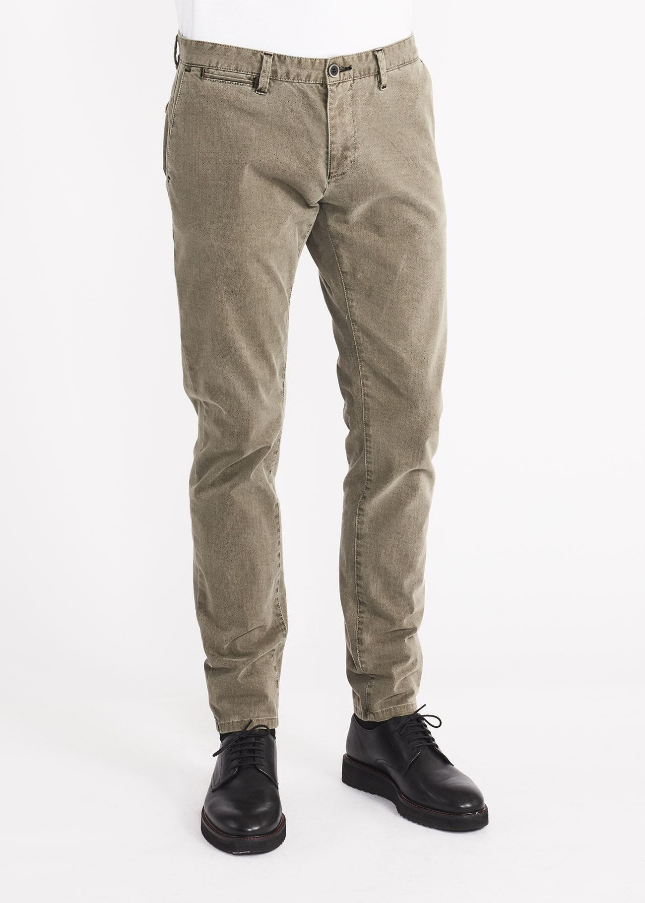 Polka dot chinos