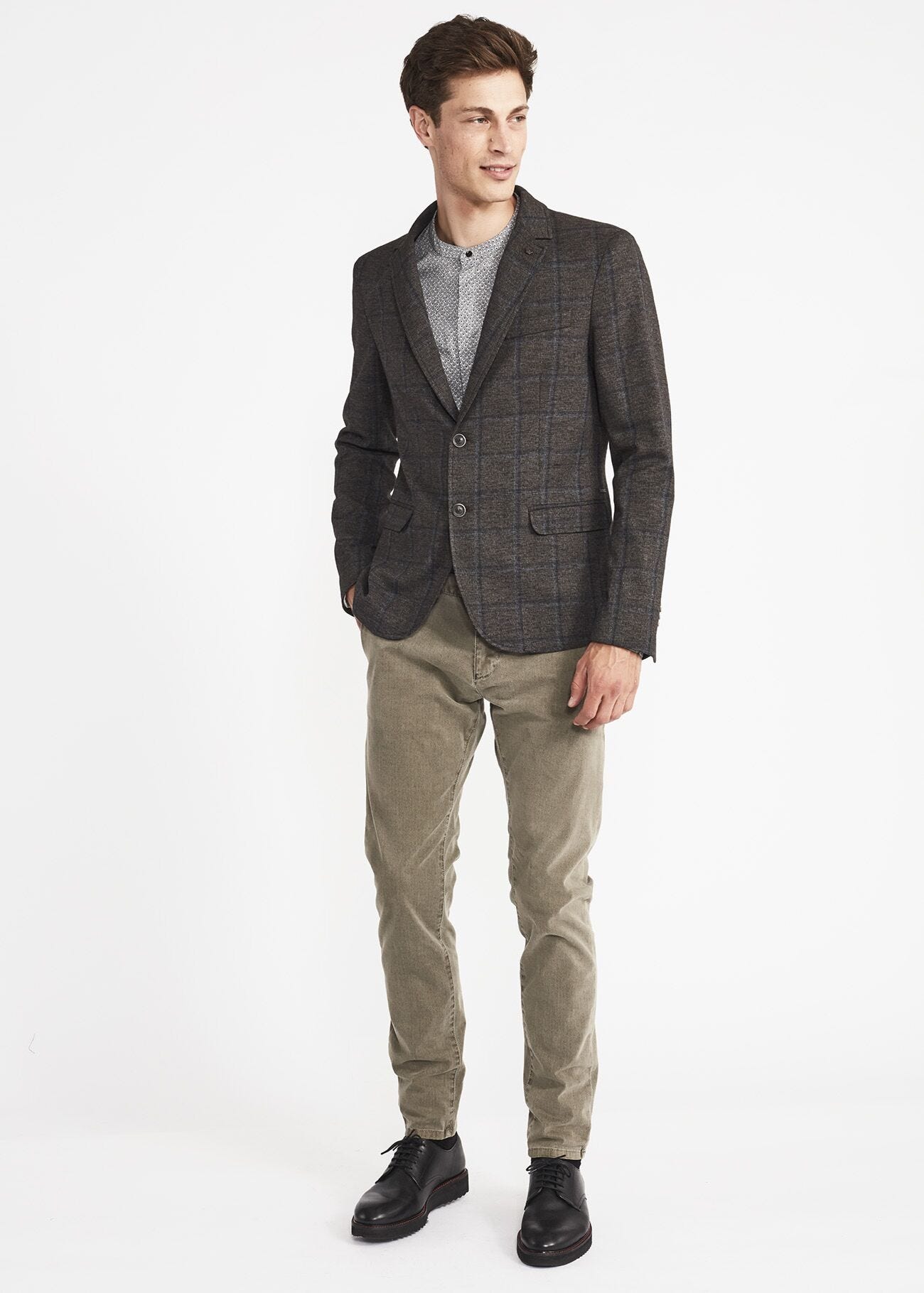 Polka dot chinos