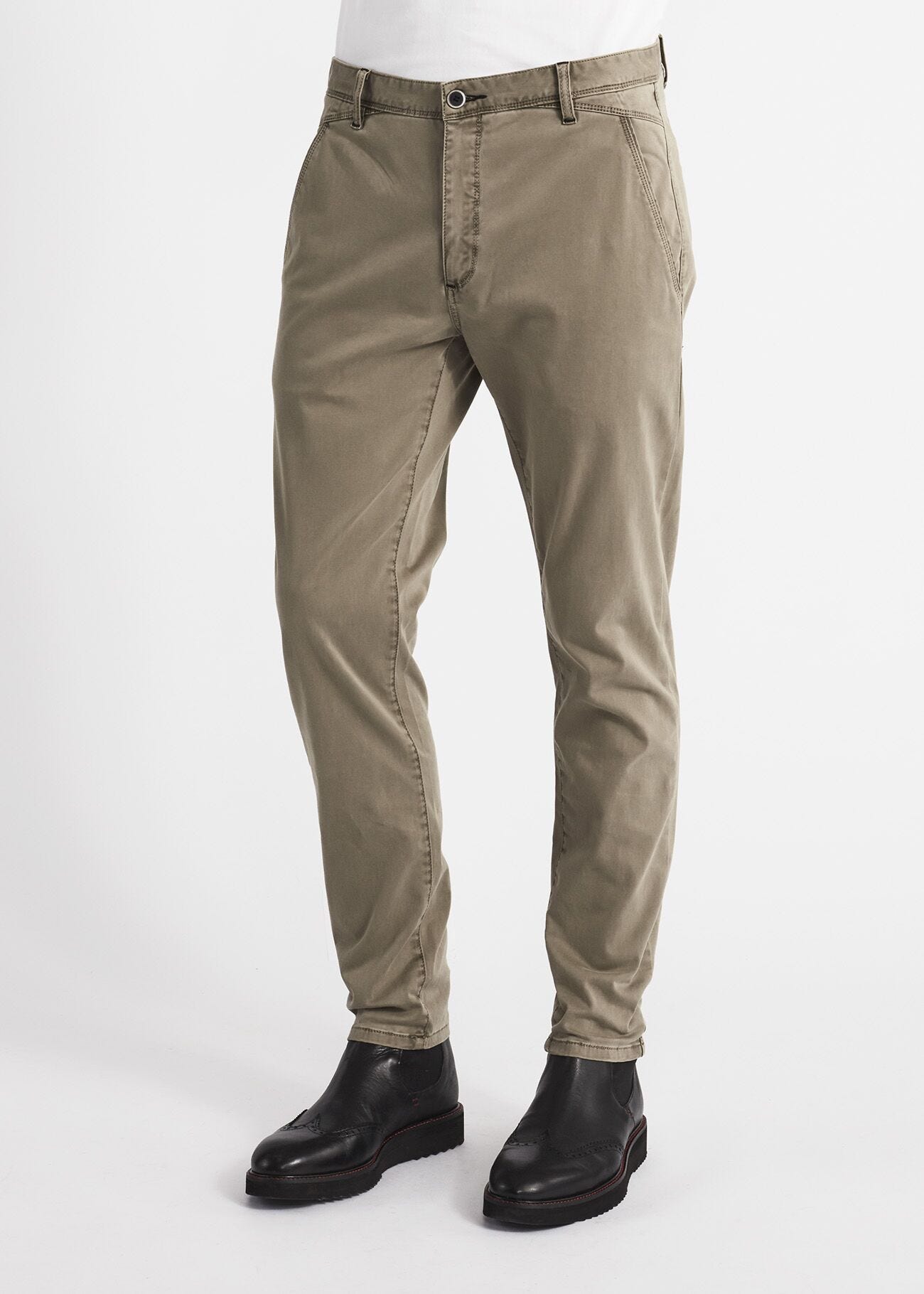 Loose fit chino trousers