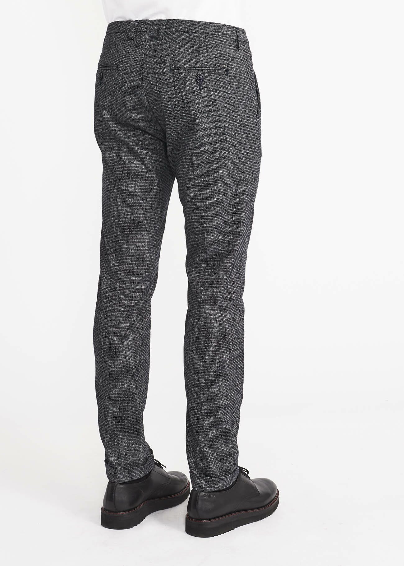 Pantaloni chino in viscosa stretch