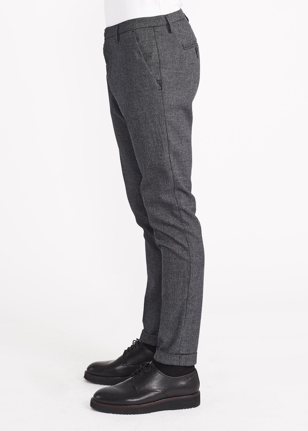 Pantaloni chino in viscosa stretch