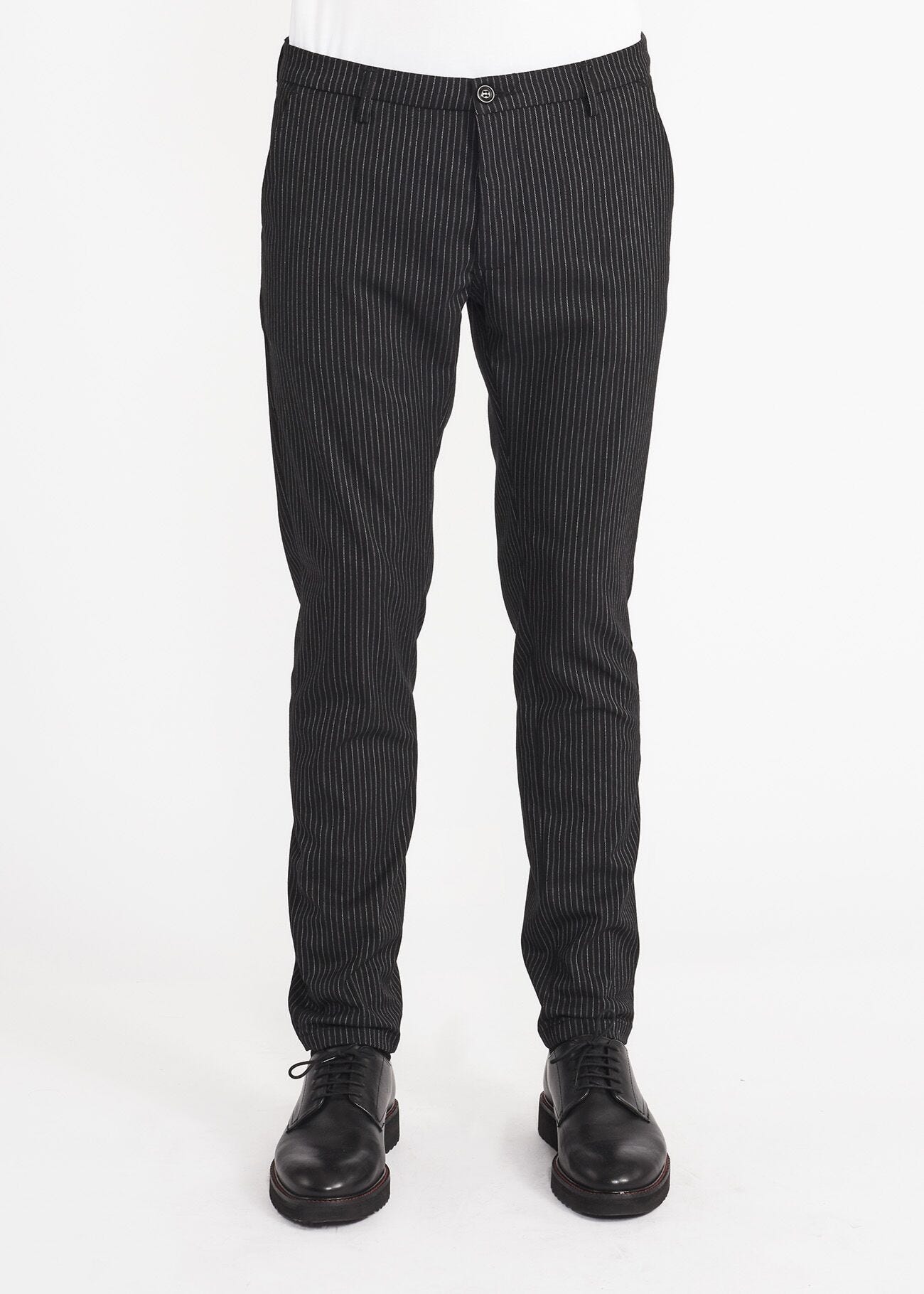 Pinstriped chinos