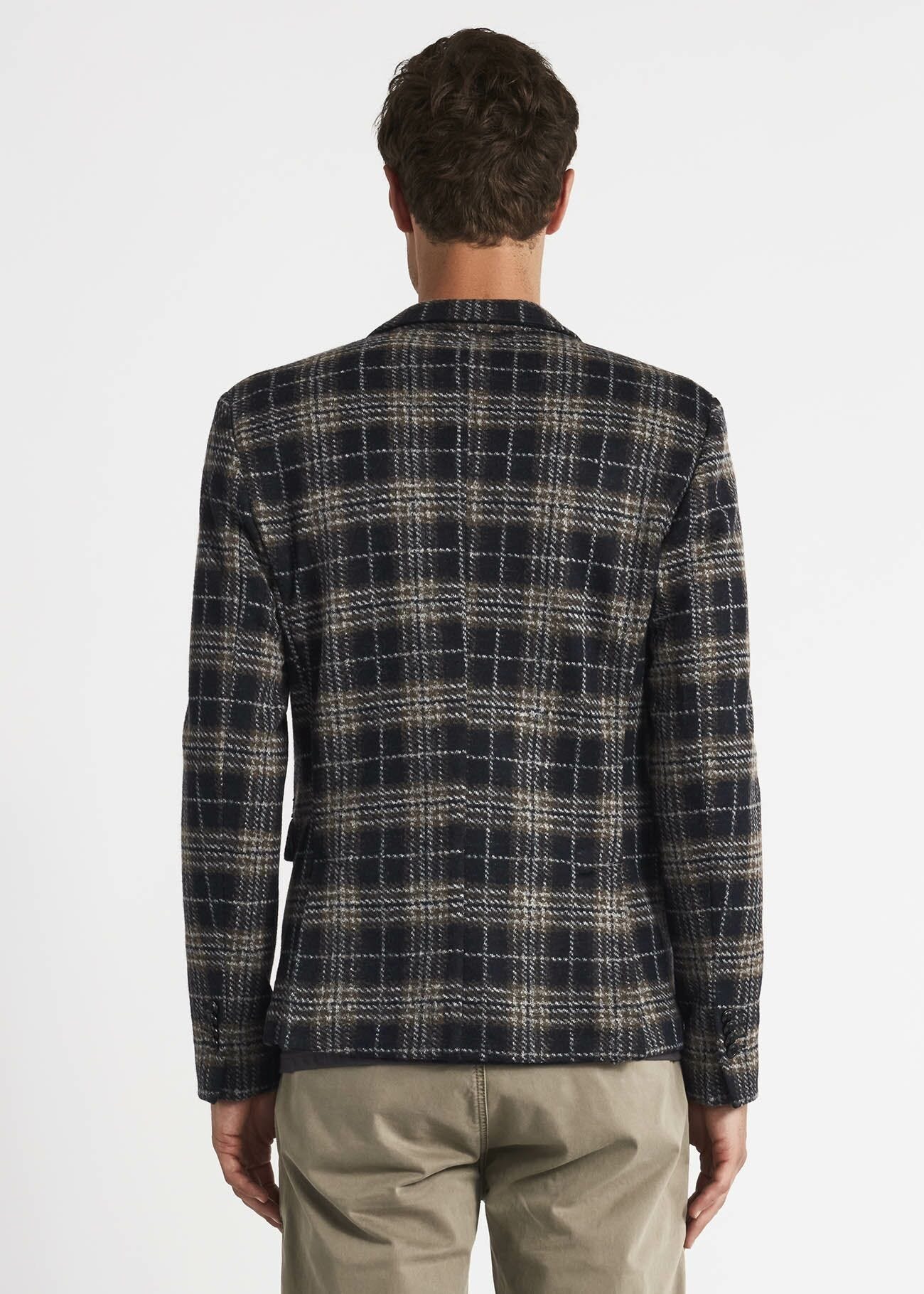 Single-breasted jacket in wool blend