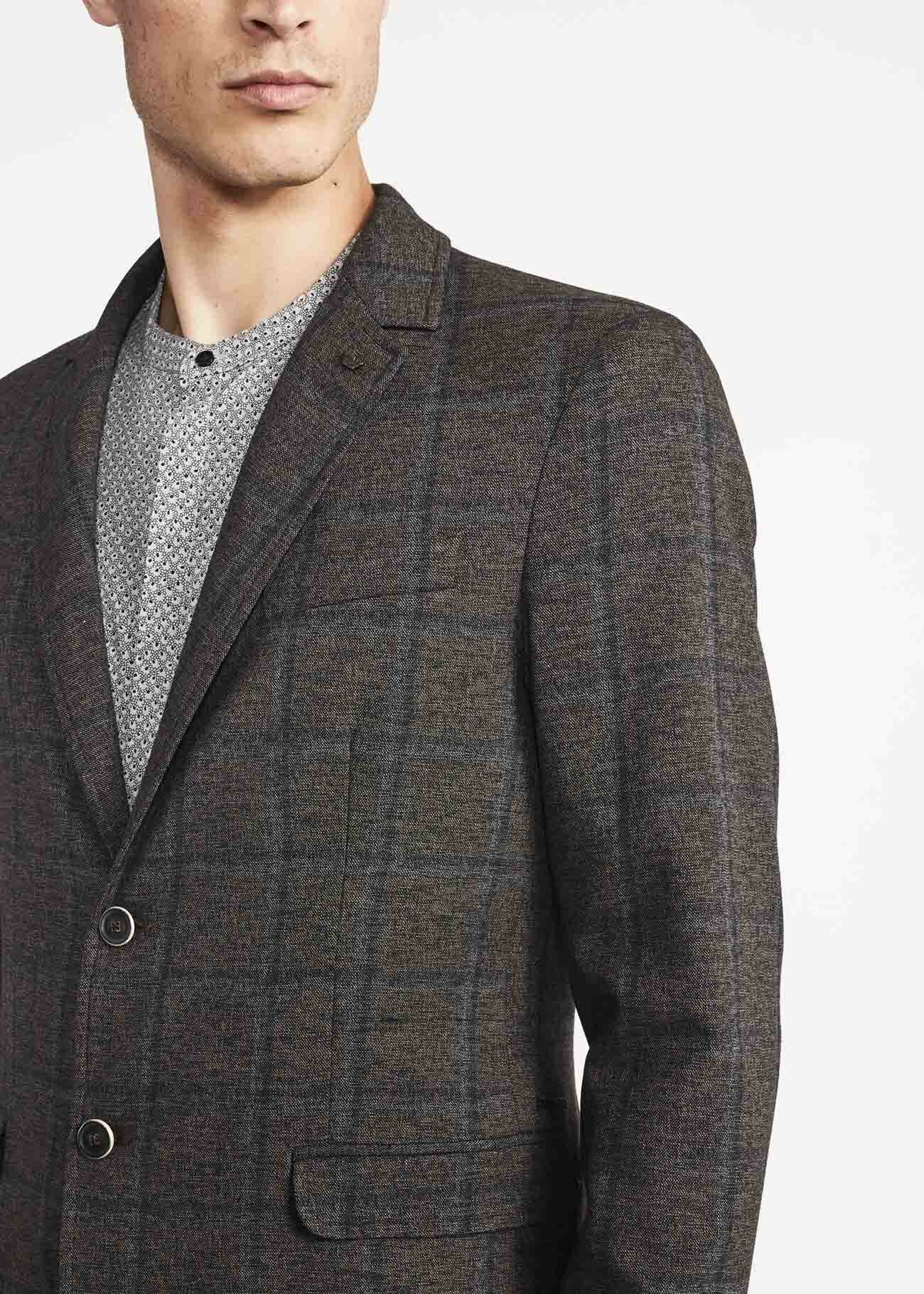Single-breasted jacket in viscose blend