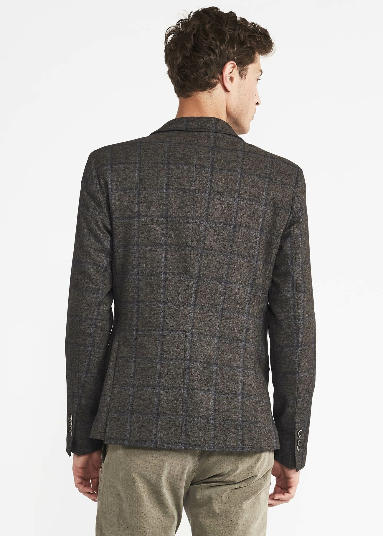 Single-breasted jacket in viscose blend