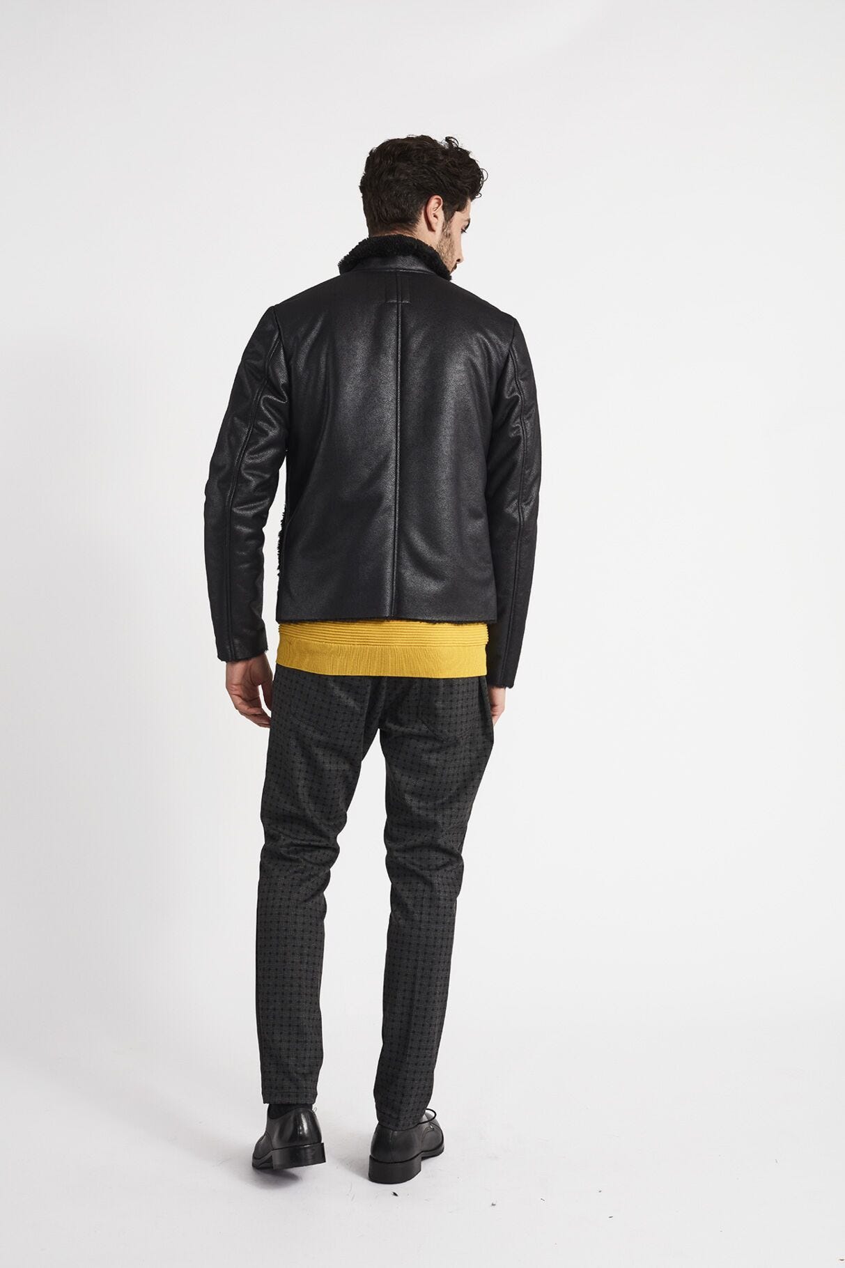 Faux sheepskin jacket