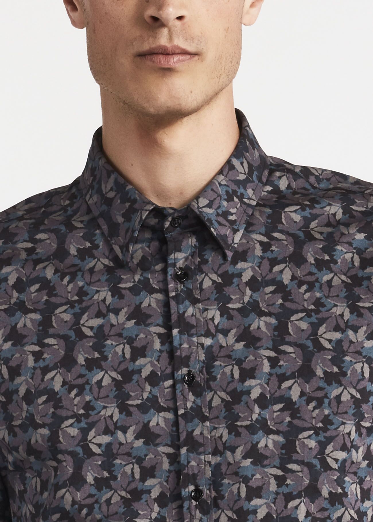 Camicia con stampa floreale