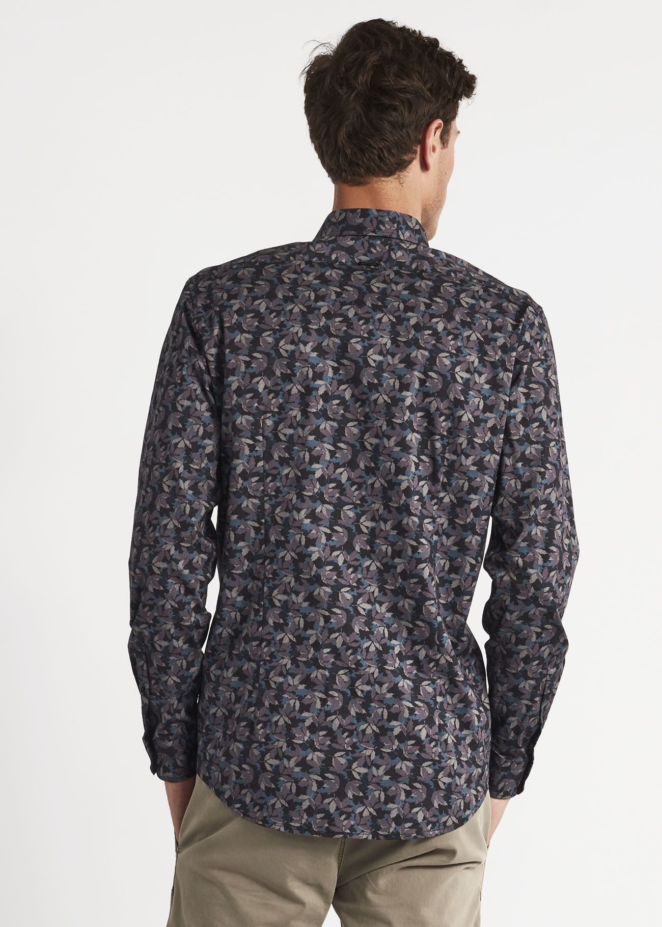 Camicia con stampa floreale