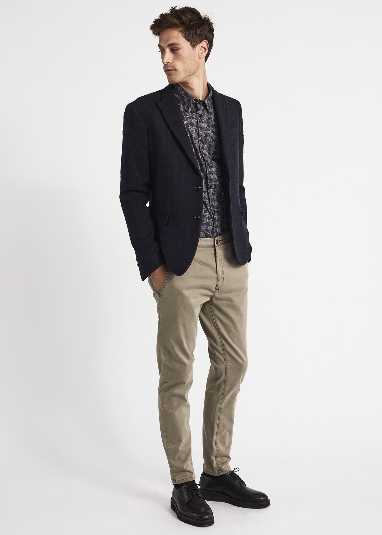 Camicia con stampa floreale