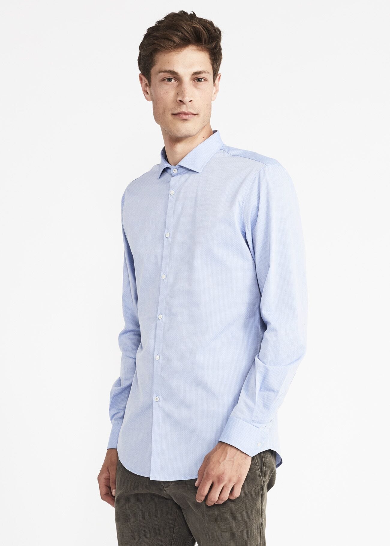 Shirt in woven cotton