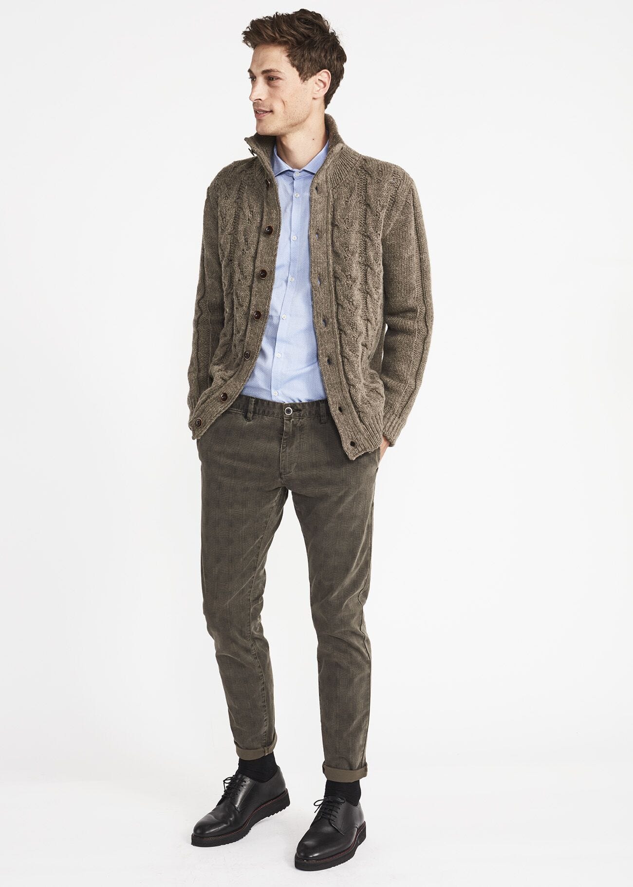 Shirt in woven cotton