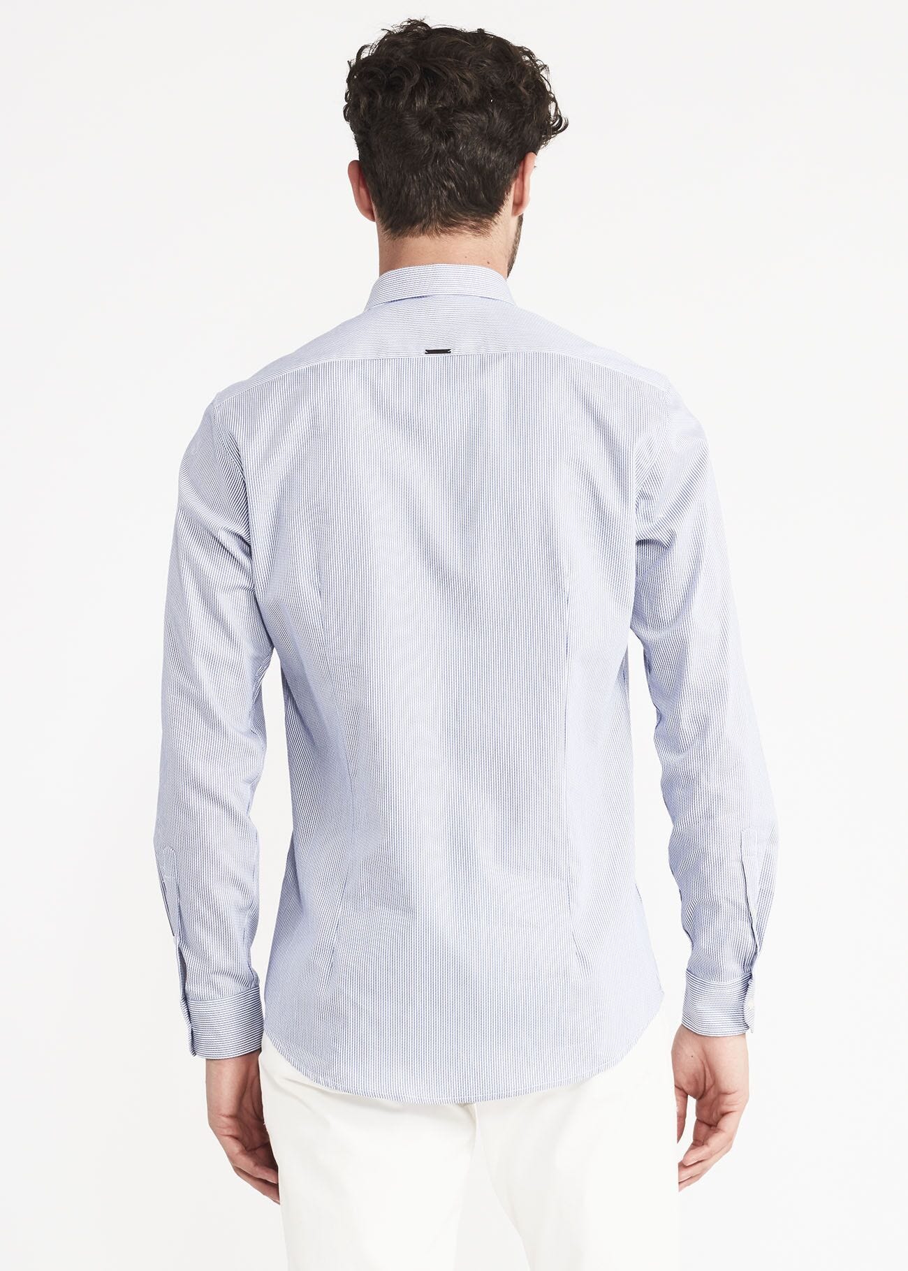 Pinstripe cotton shirt