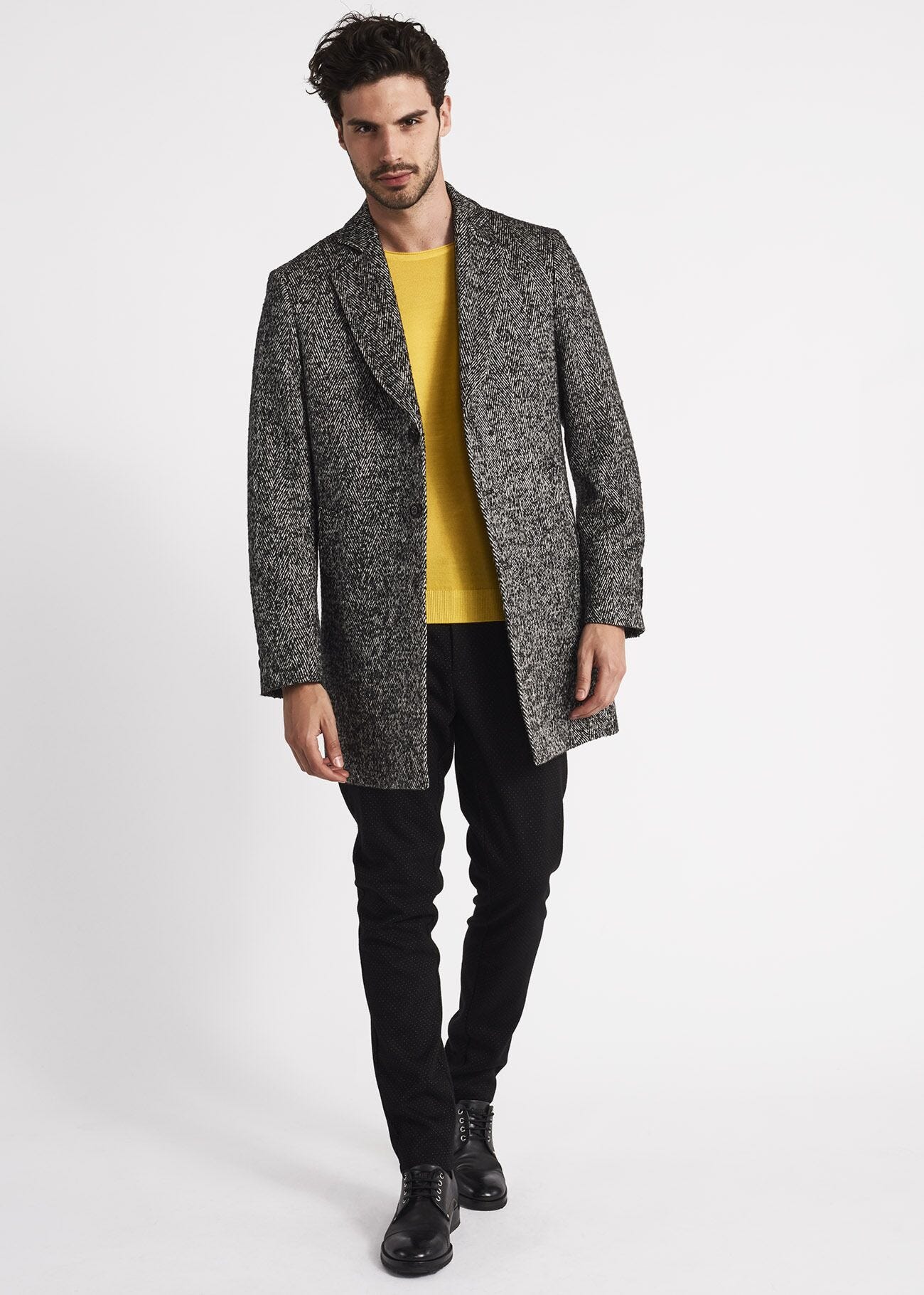 Long sleeved crew neck jumper