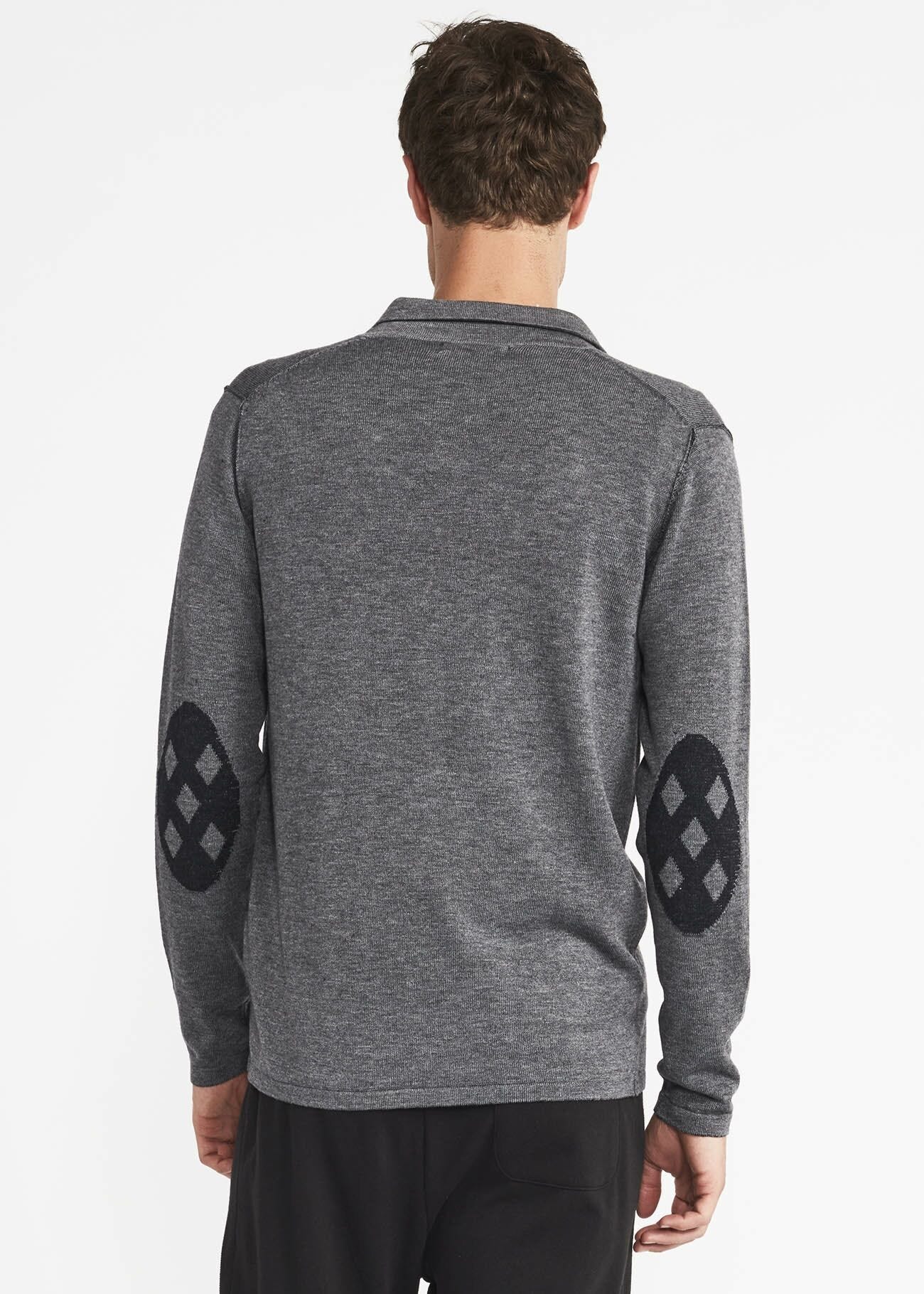 Cardigan con collo cubano