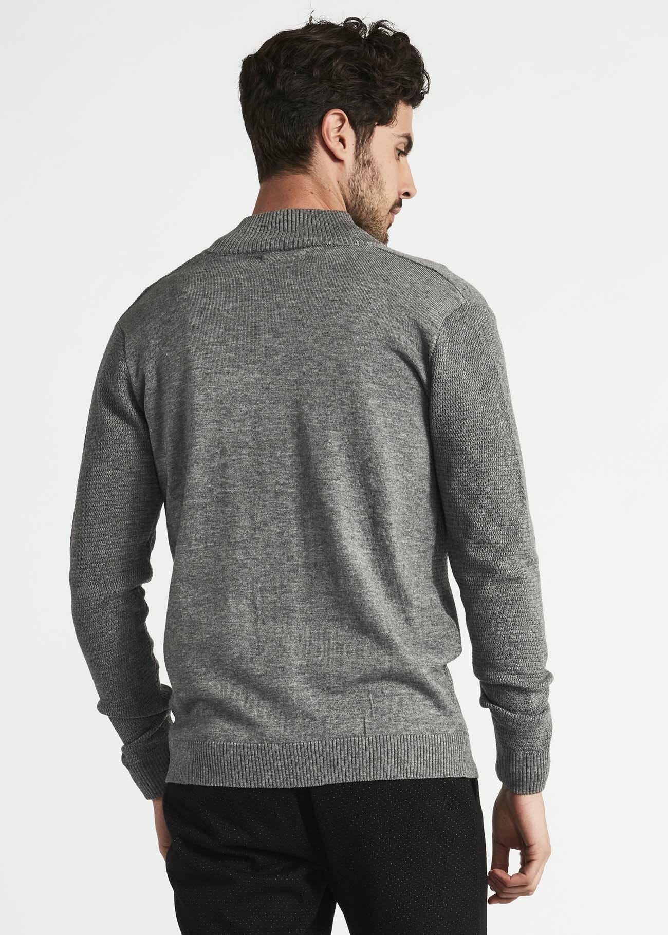 Cardigan with zip