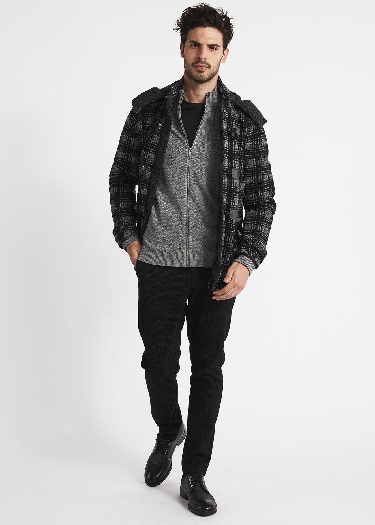 Cardigan with zip