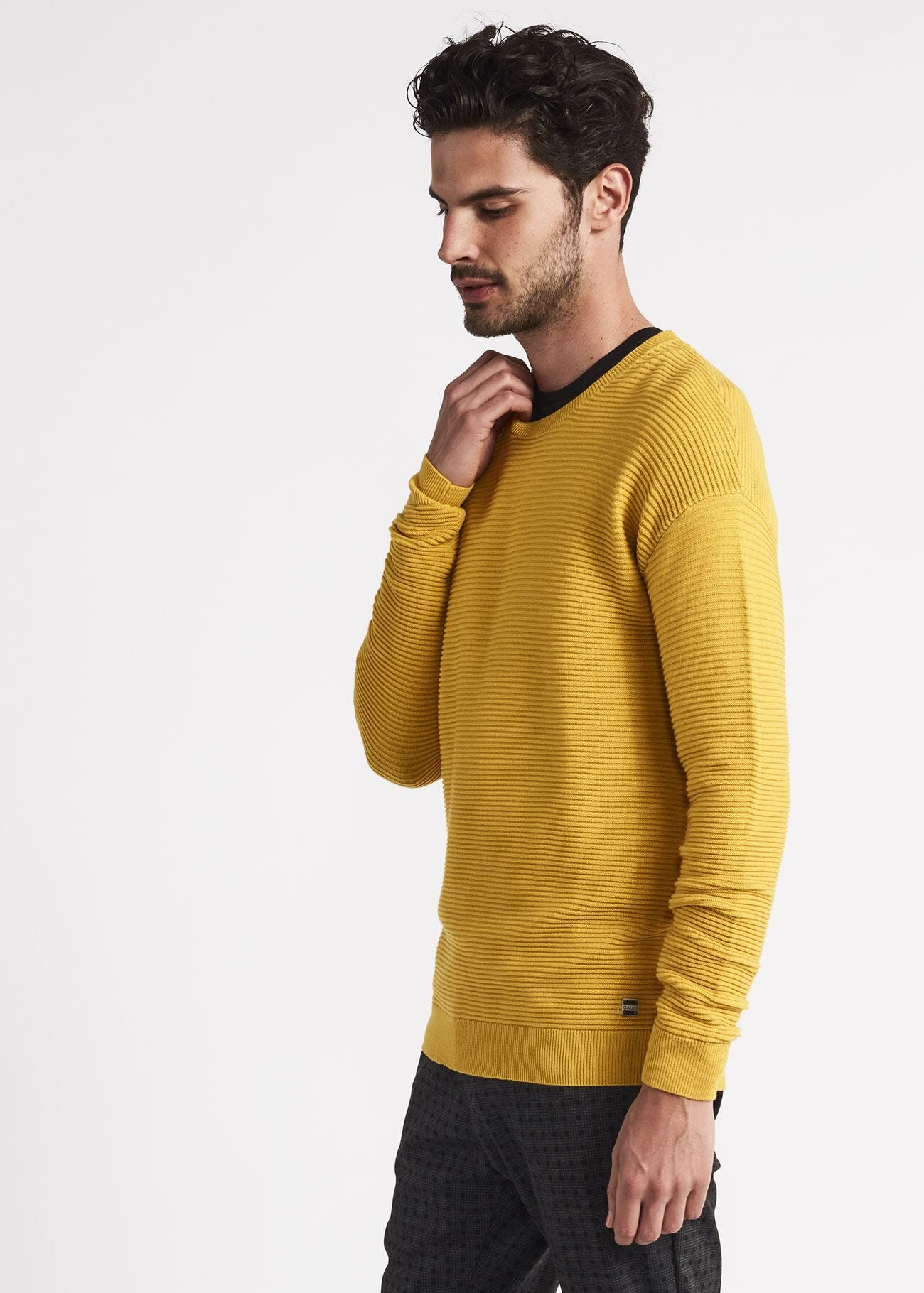 Jumper with striped design