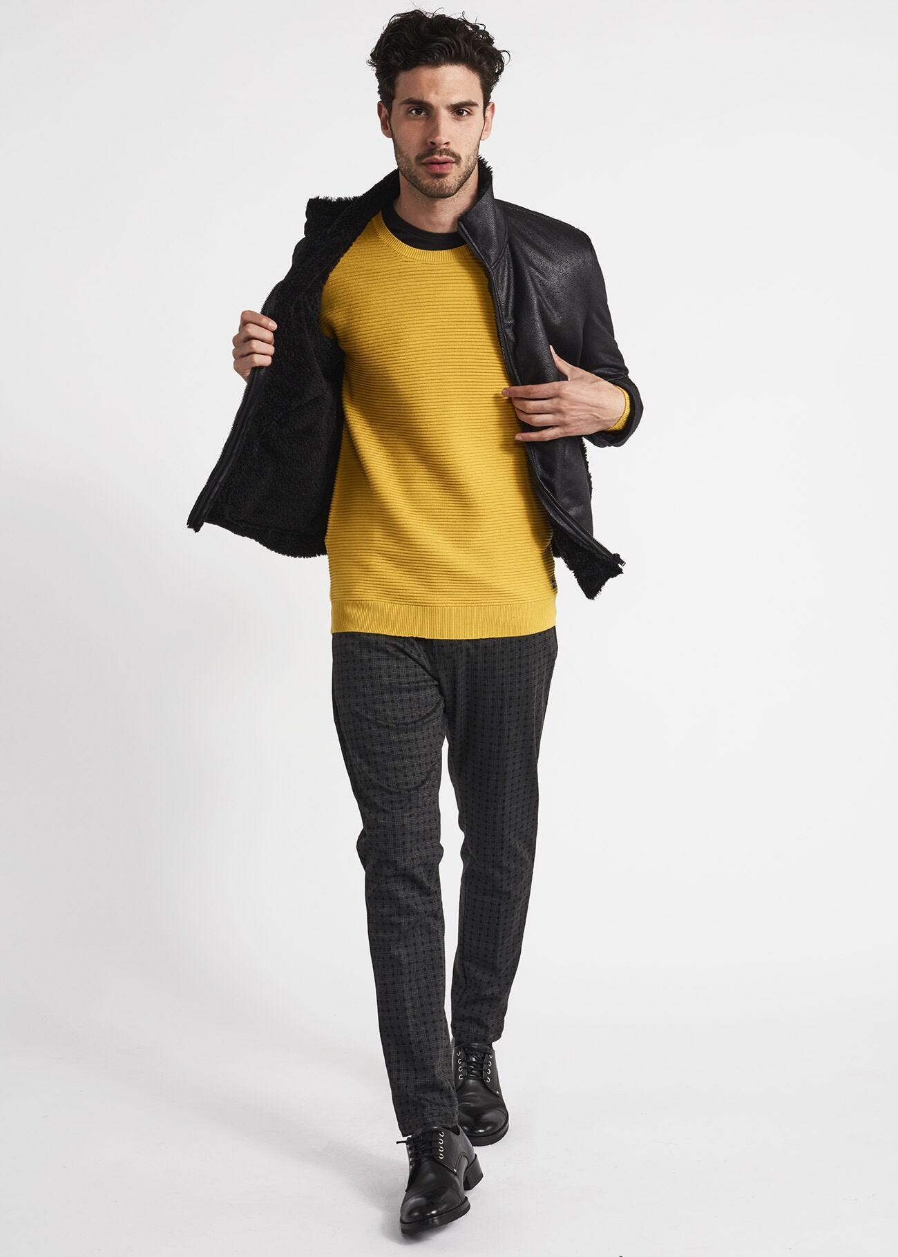 Jumper with striped design