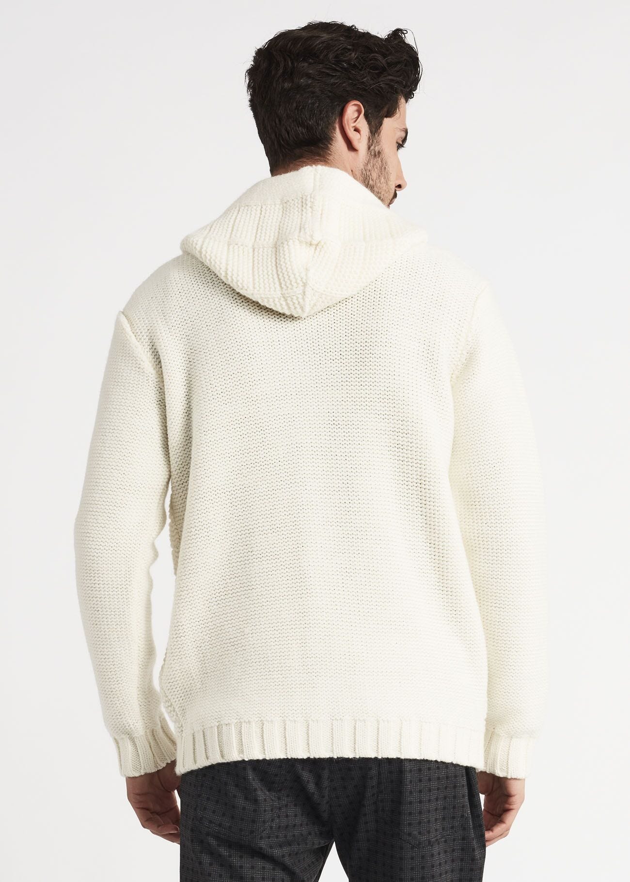 Hooded cardigan