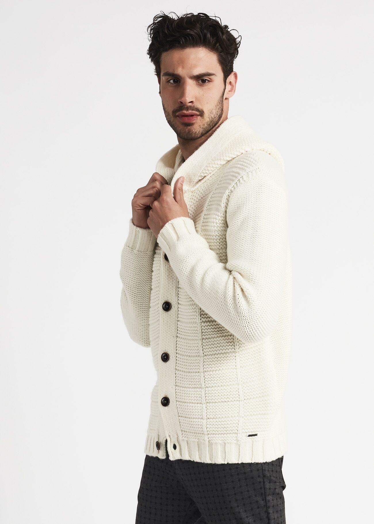 Hooded cardigan