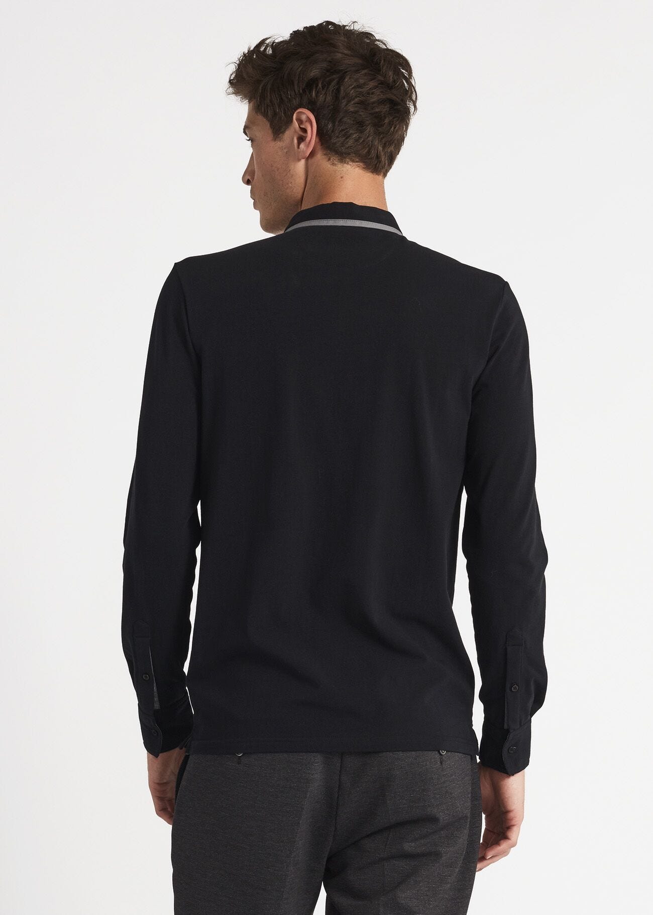 Polo T-shirt with contrasting trim