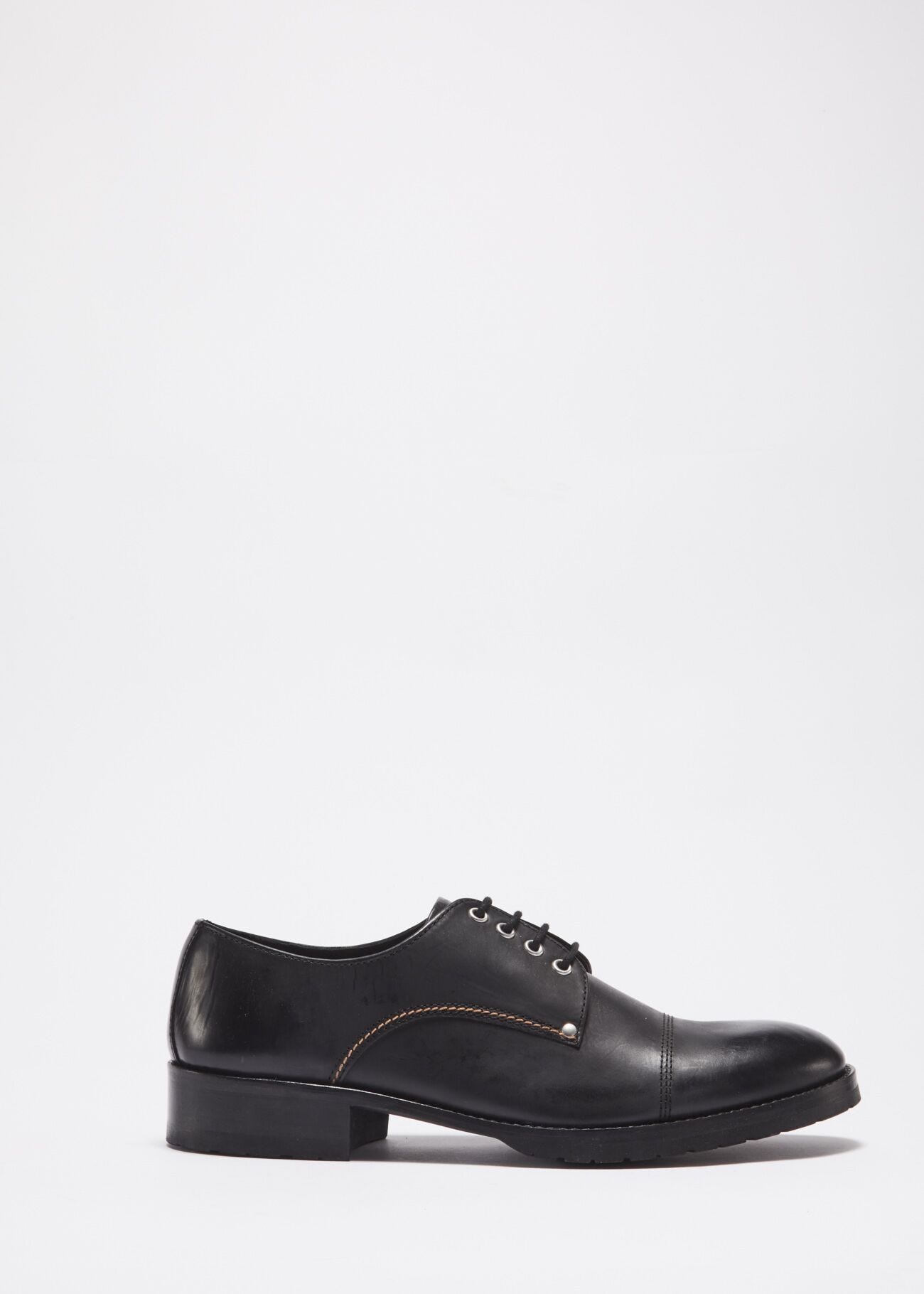 Derby in vintage leather