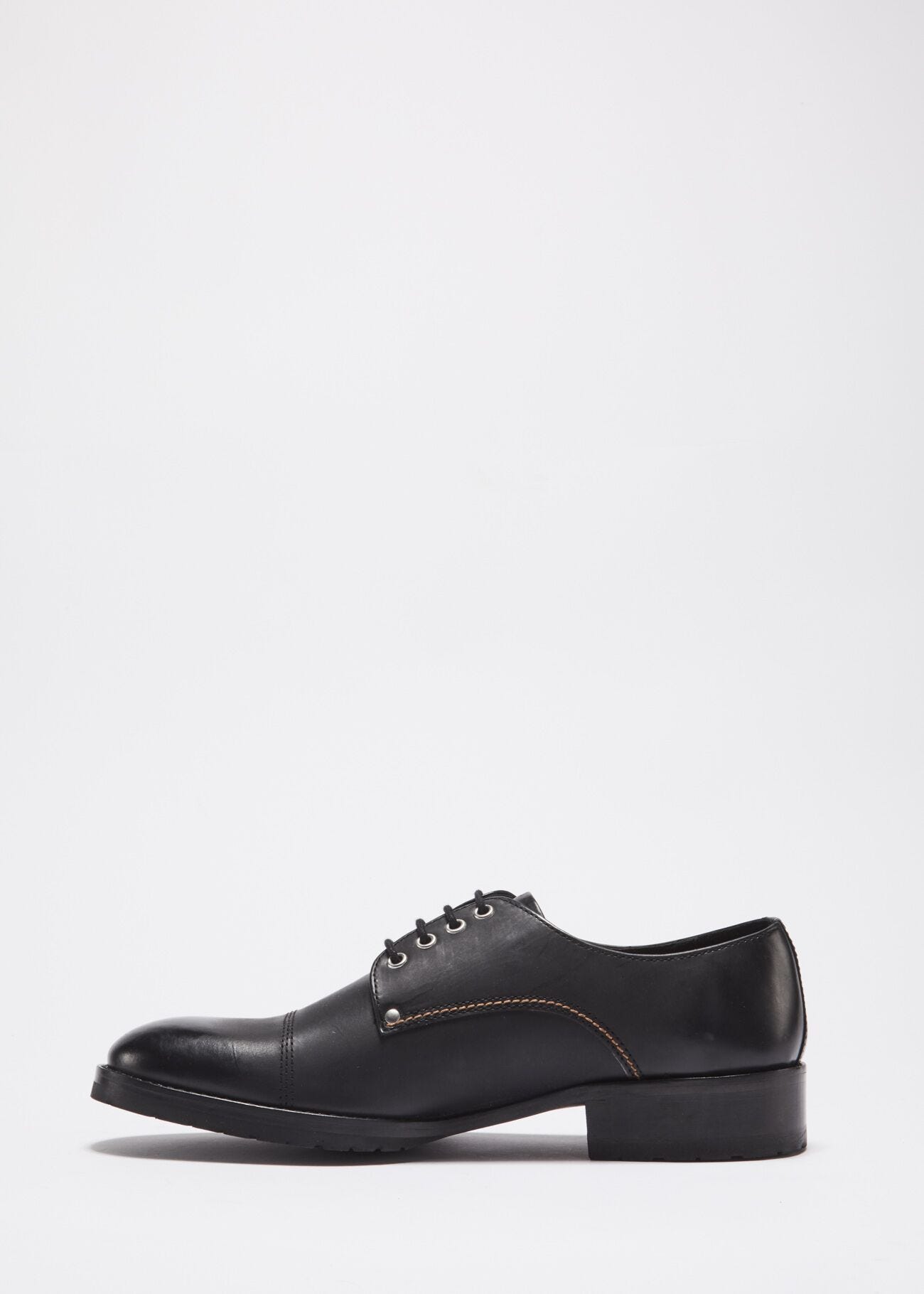 Derby in vintage leather
