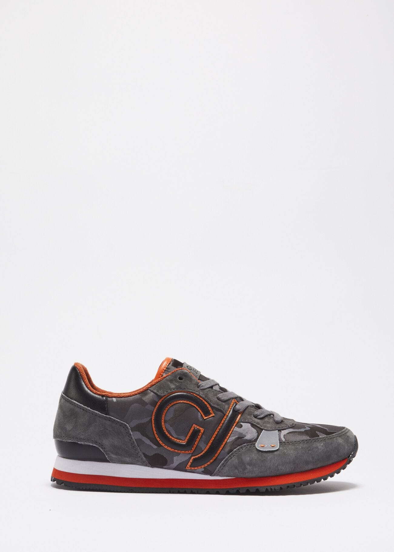 Suede leather trainers