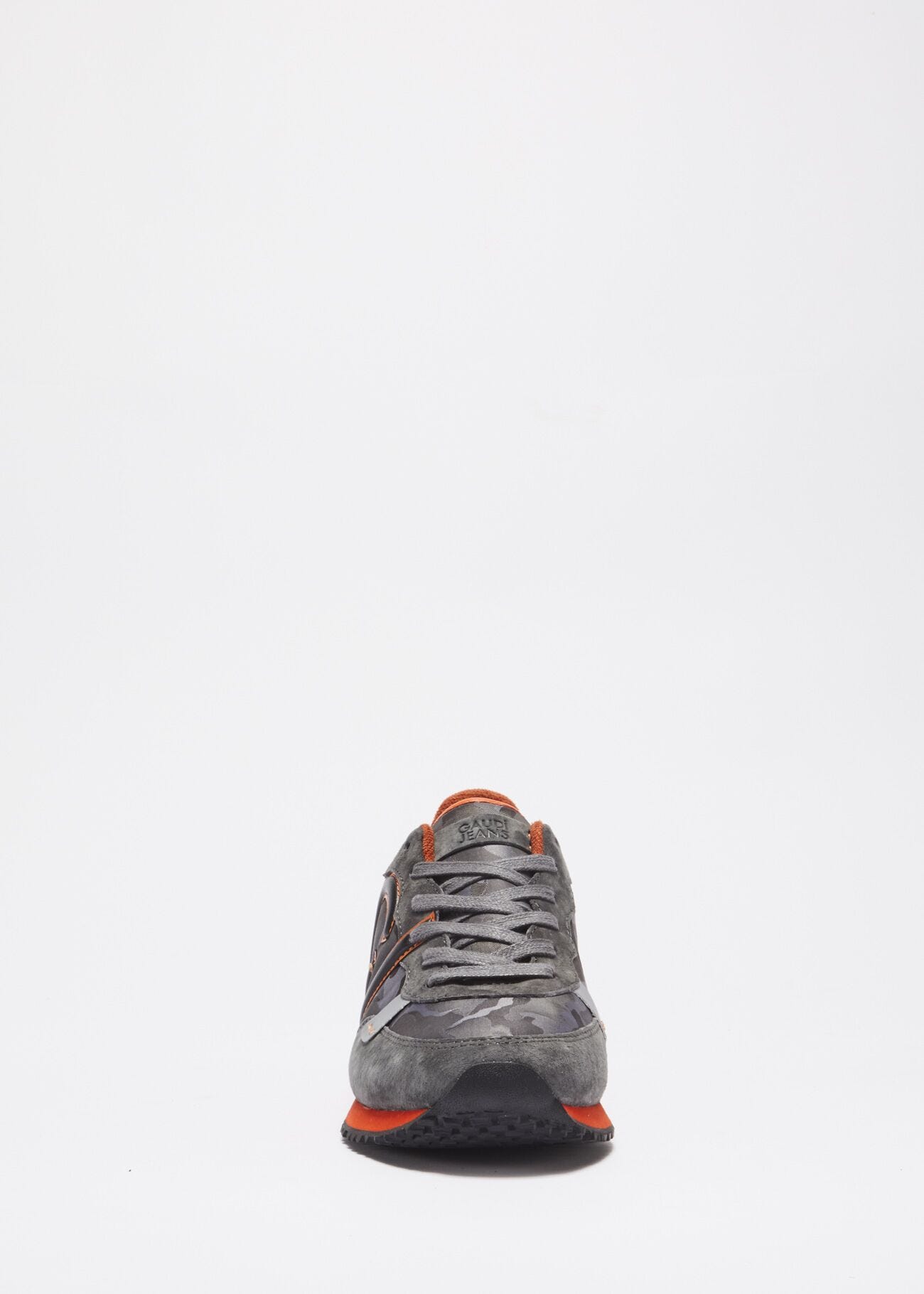 Suede leather trainers