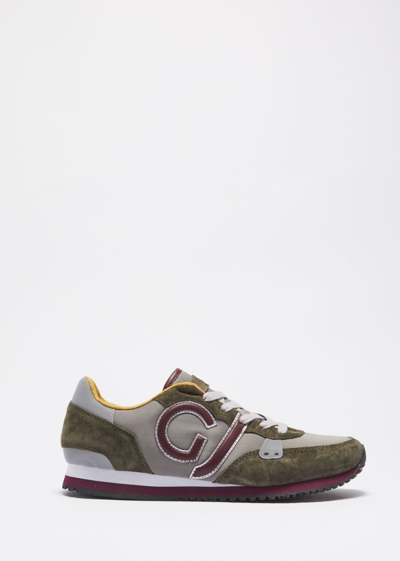 Suede leather trainers