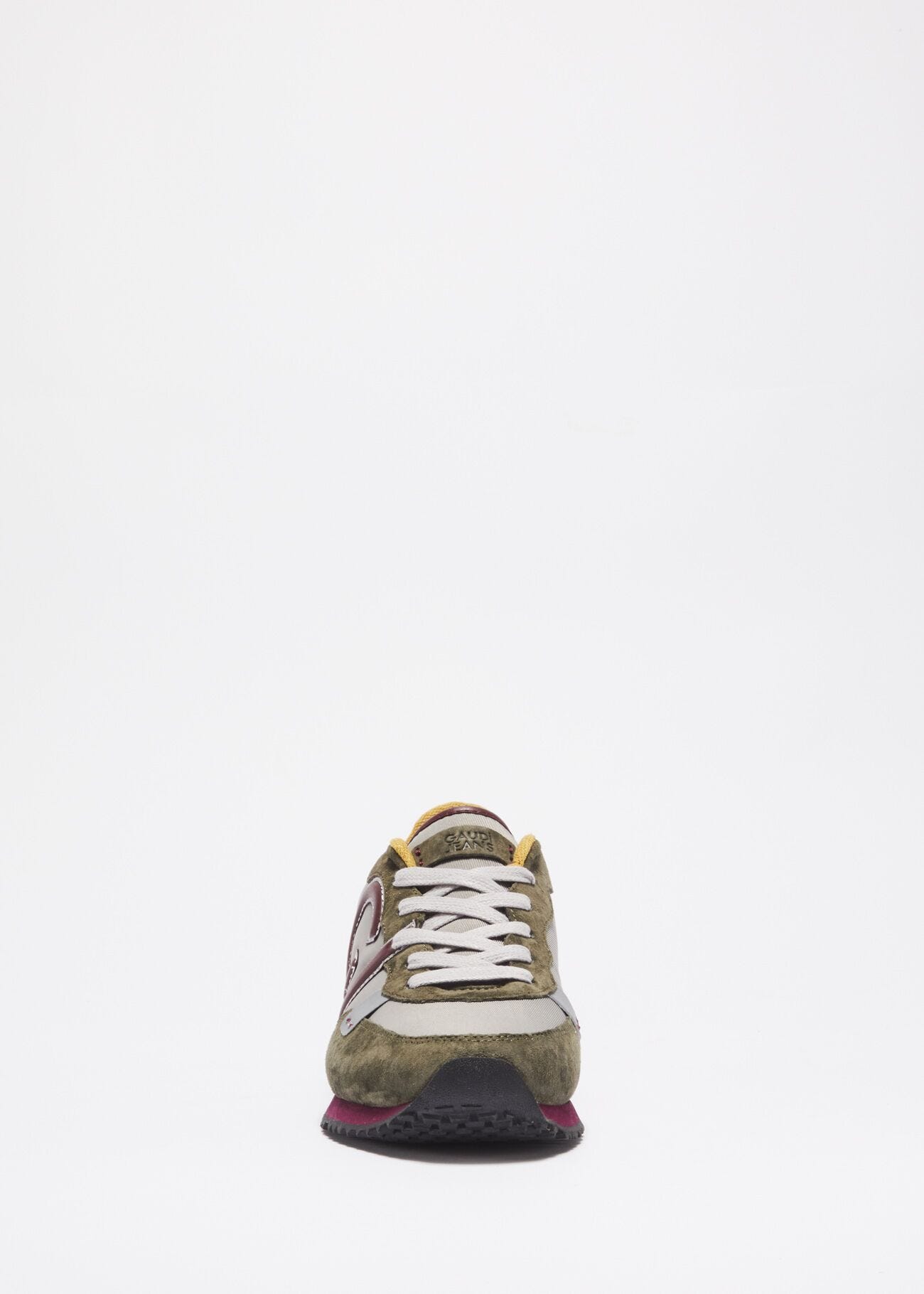 Suede leather trainers