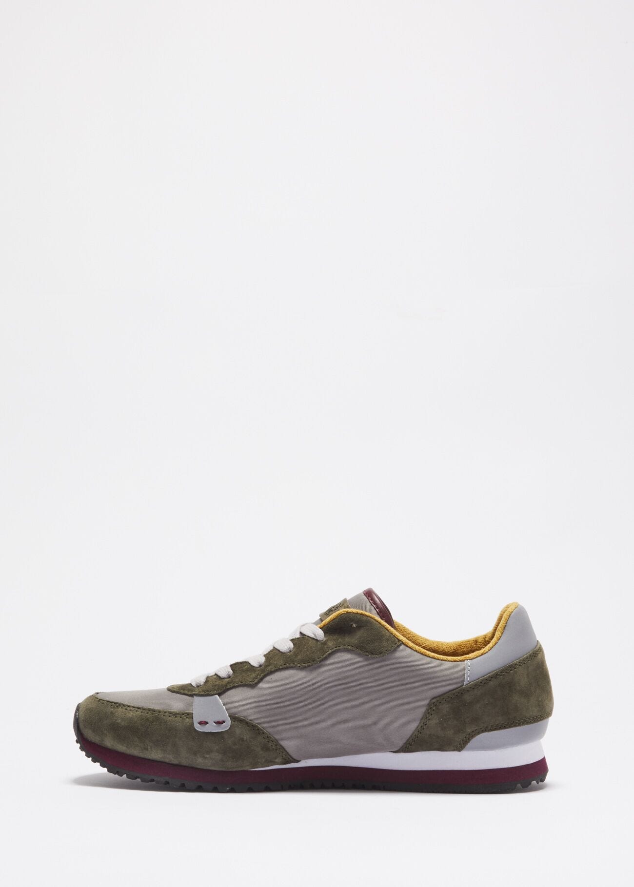 Suede leather trainers