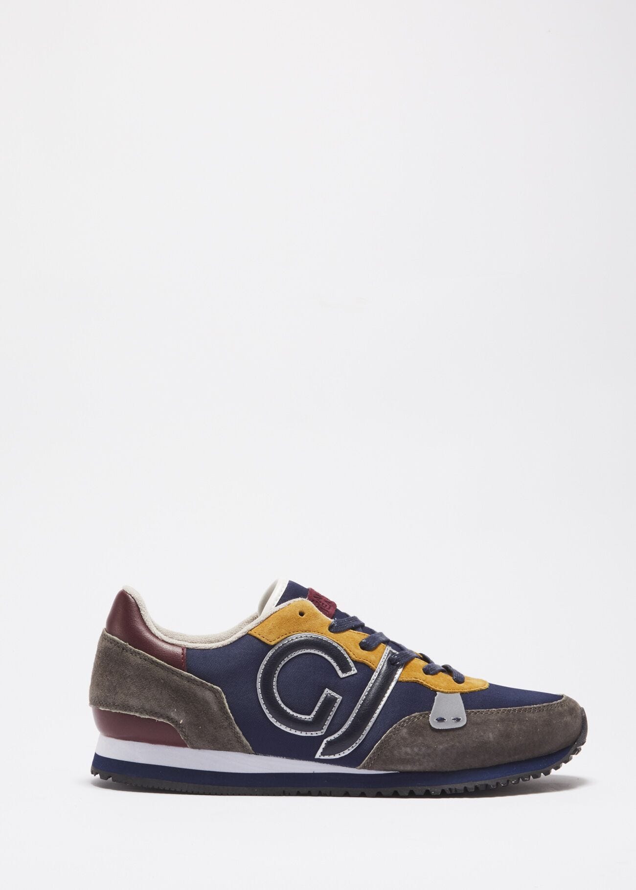 Suede leather trainers