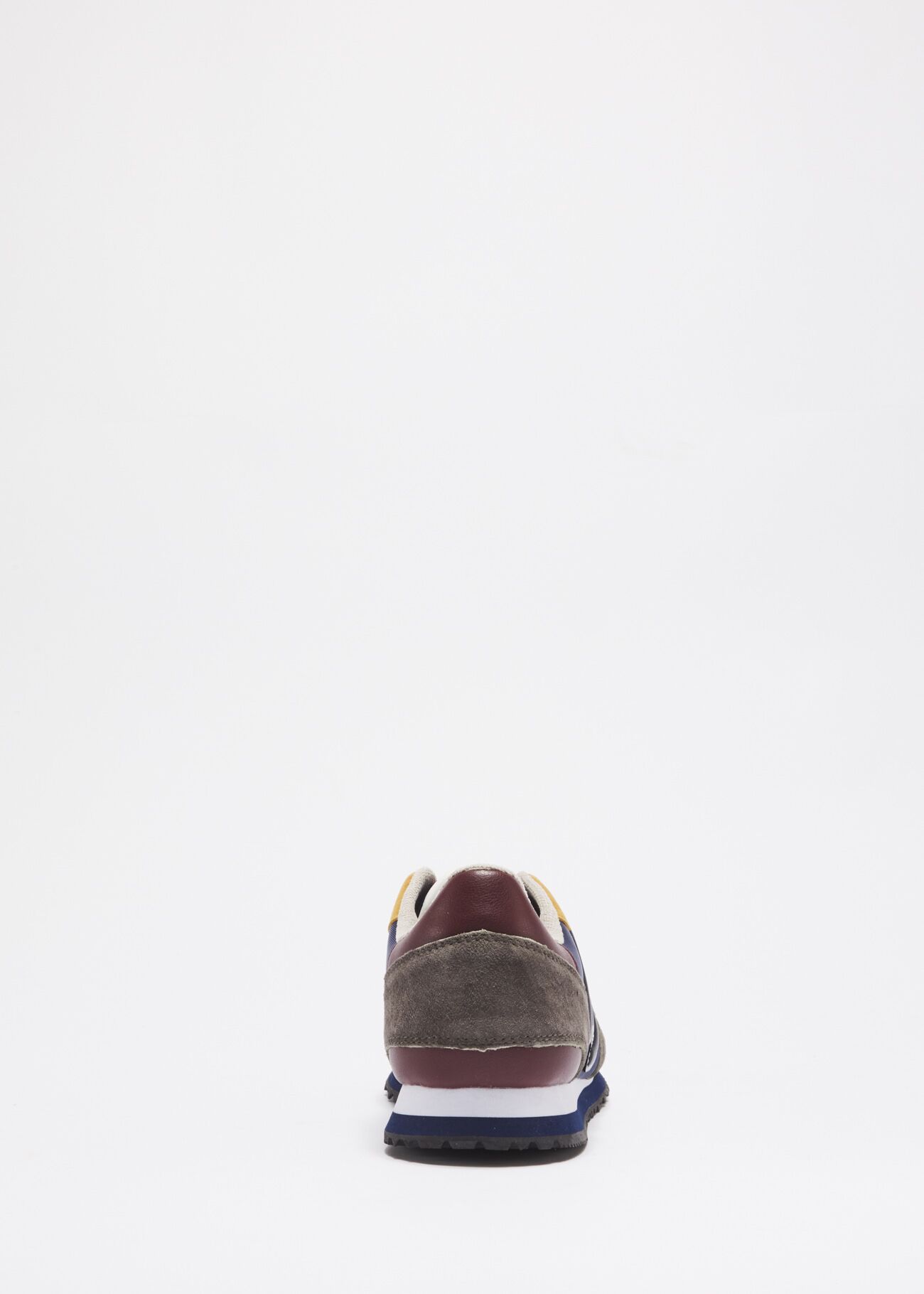 Suede leather trainers