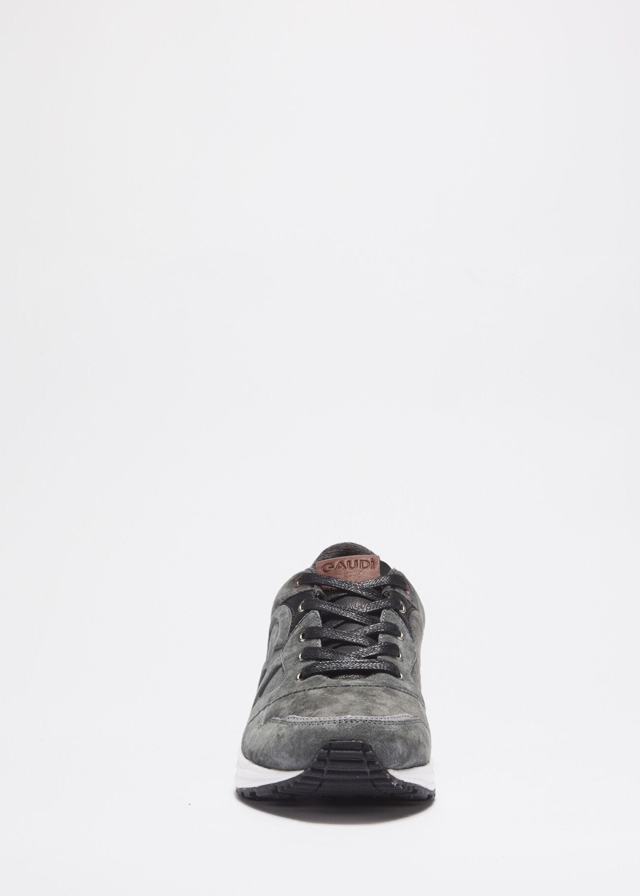Suede leather trainers