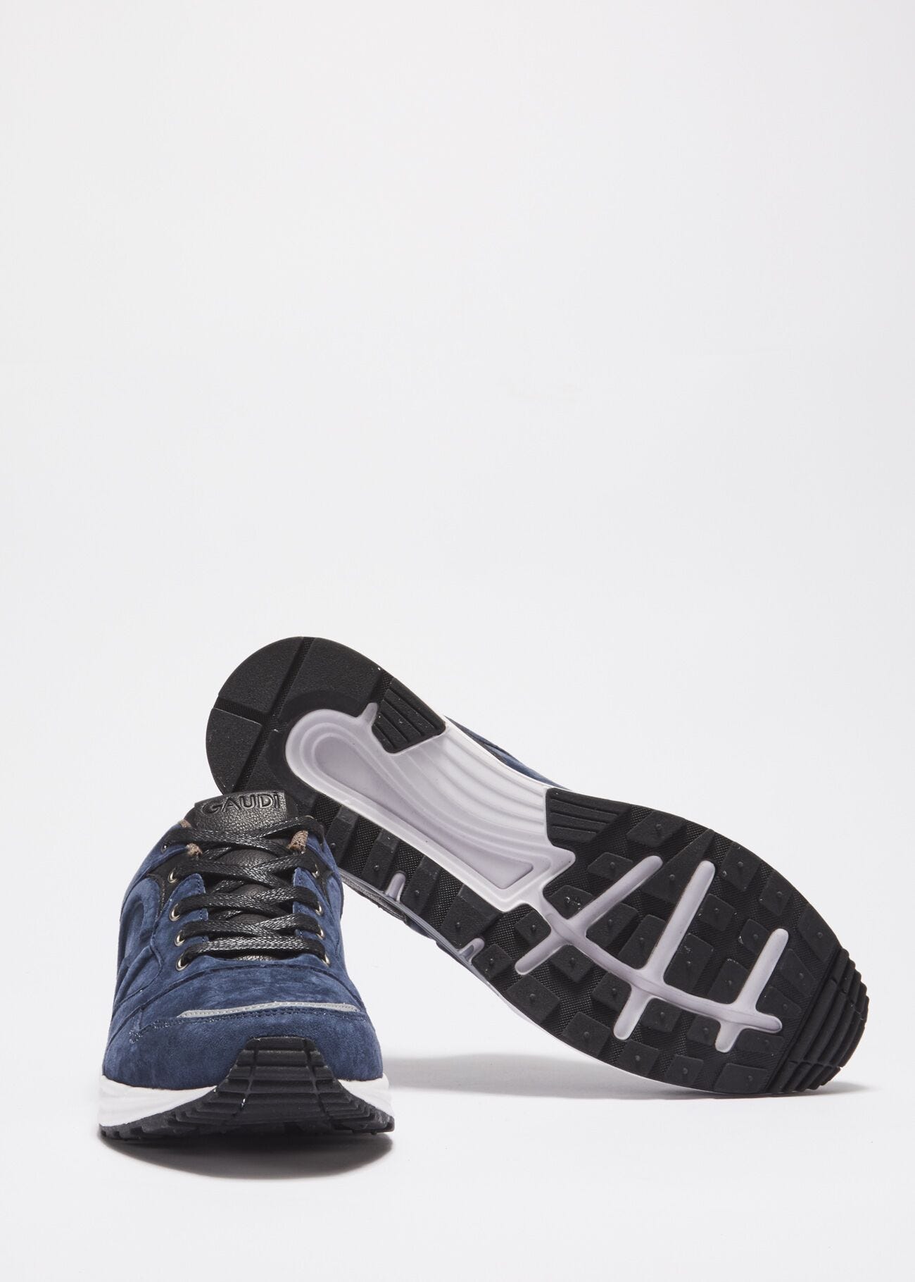 Suede leather trainers