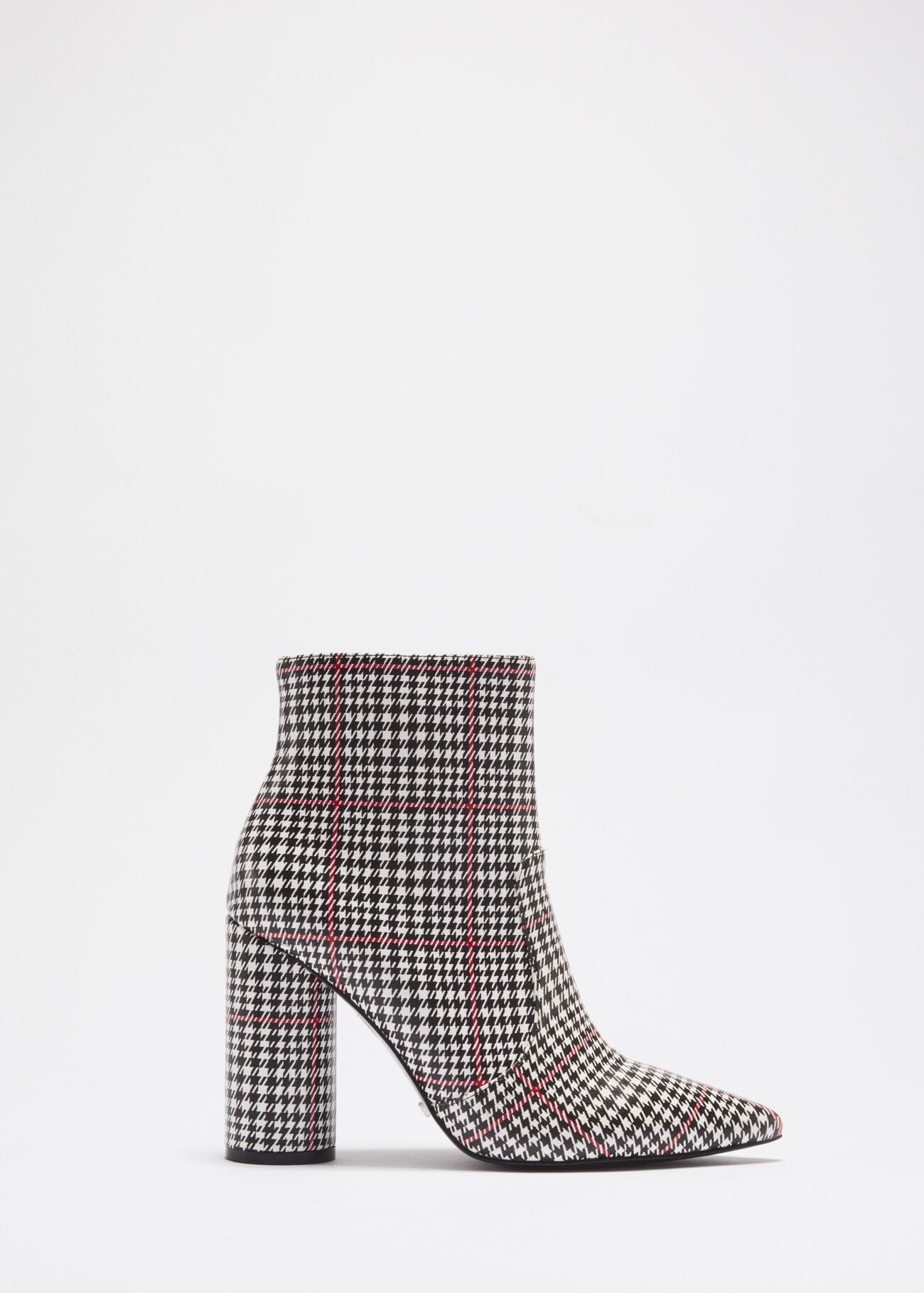 Faux leather low boot