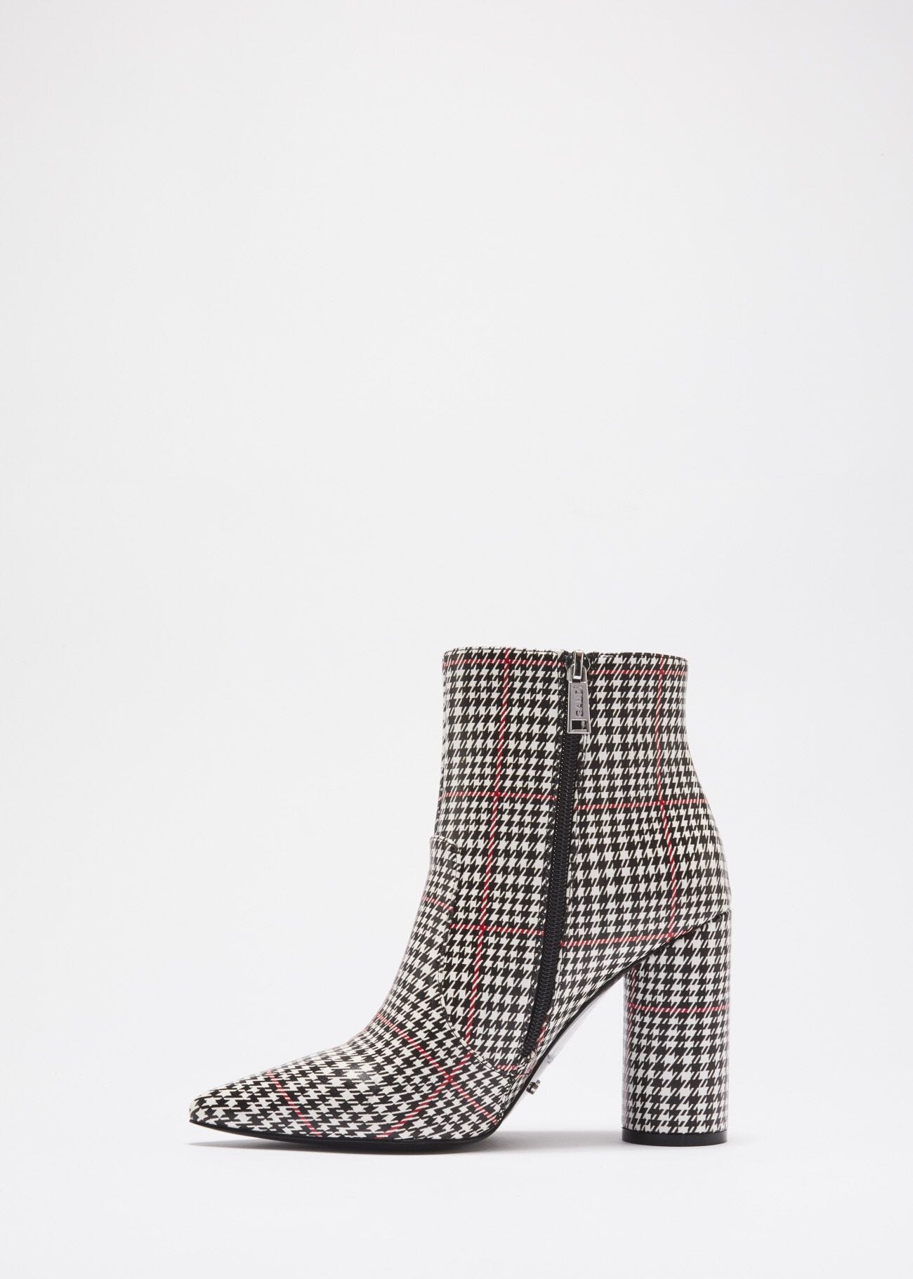 Faux leather low boot