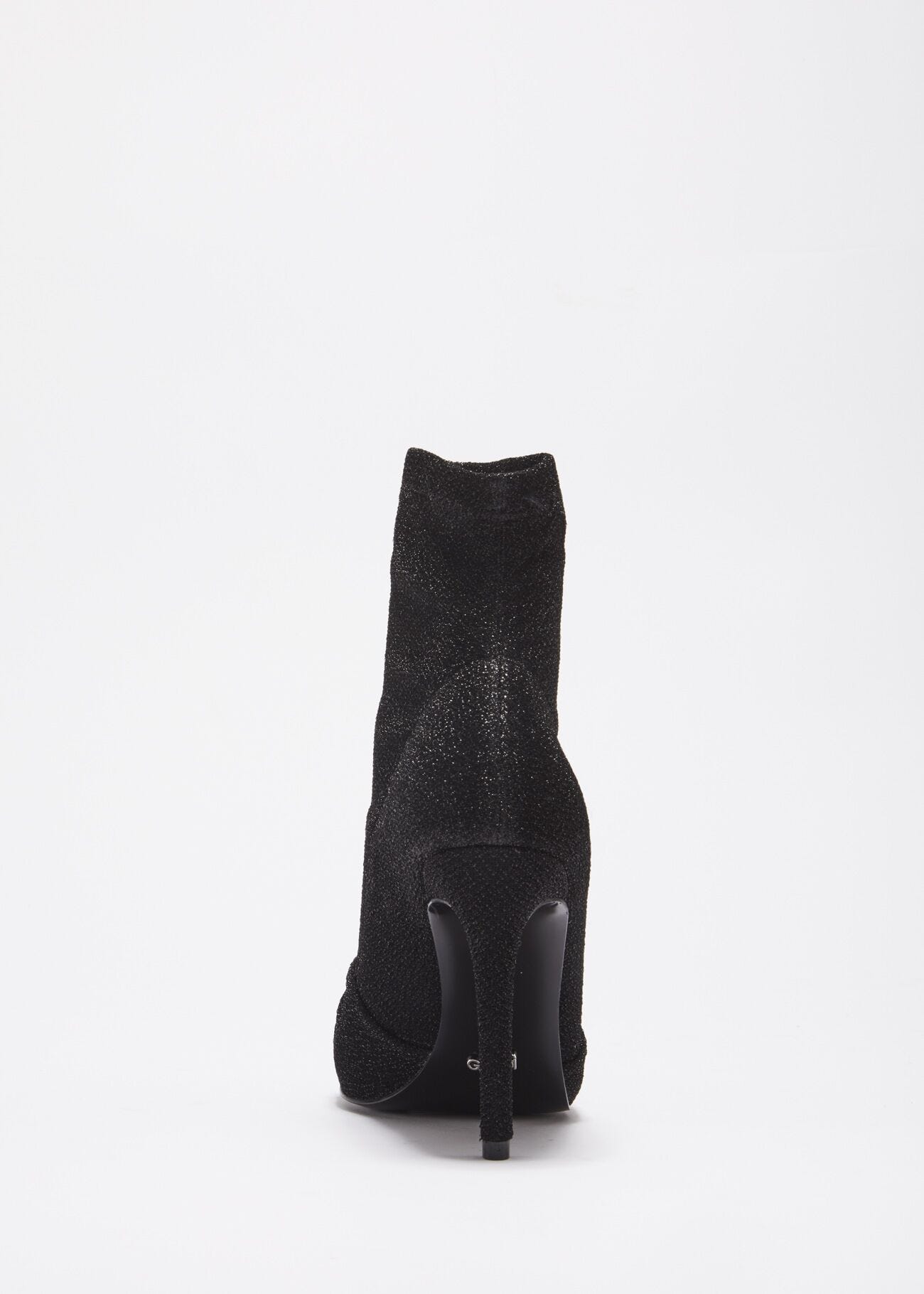 Low boot in lurex with decorative knot