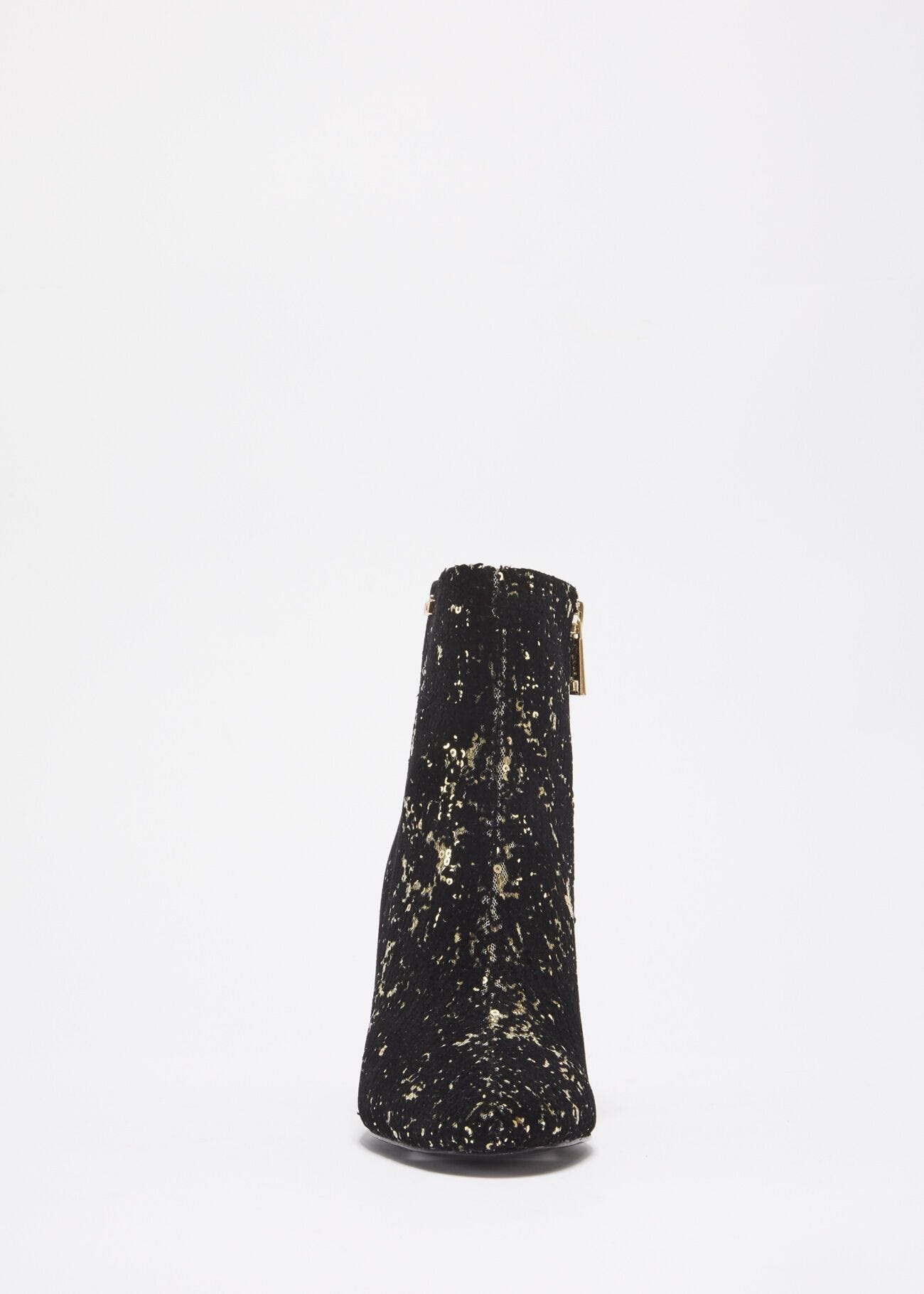 Low boot with sequins