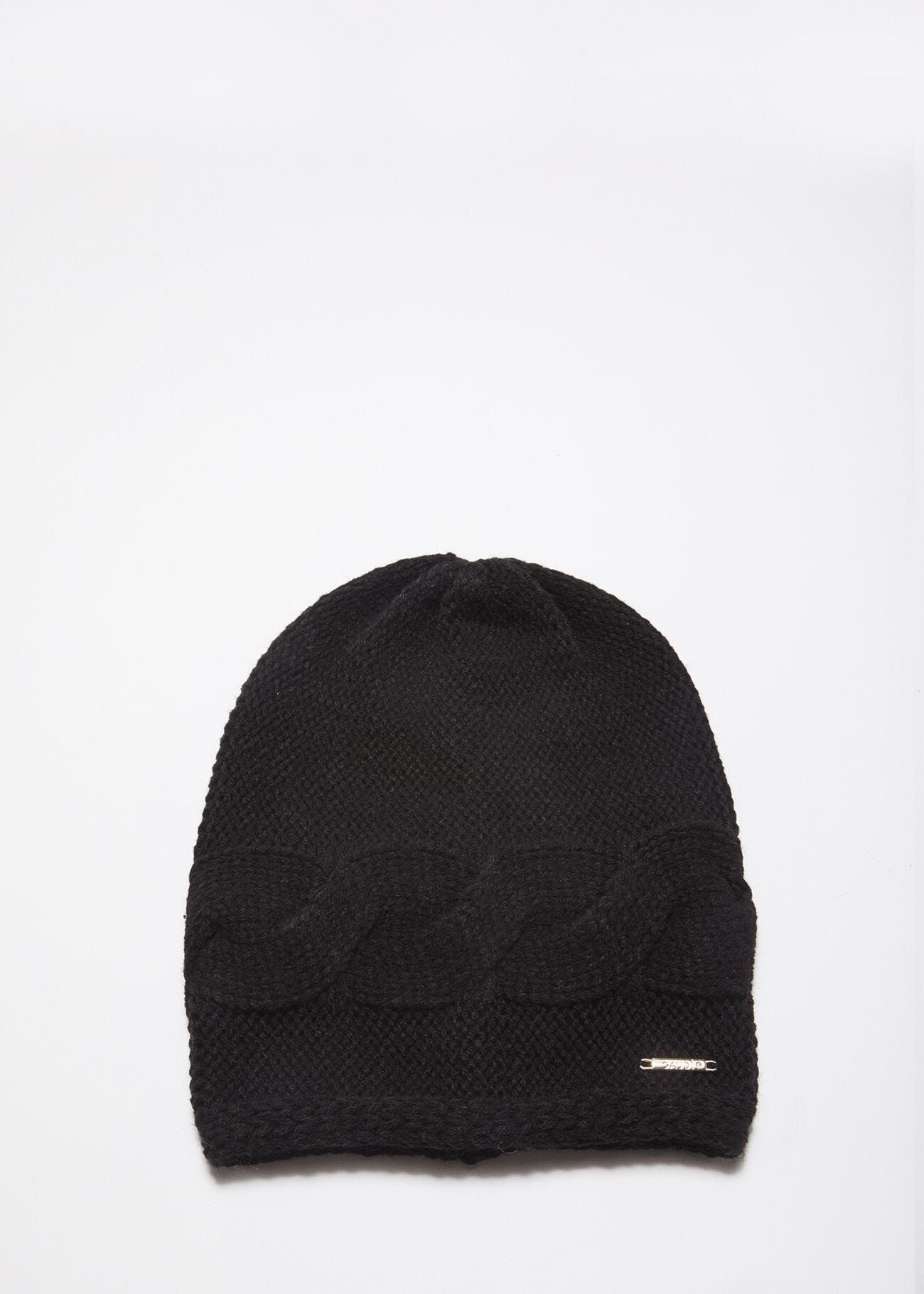 Cable knit hat