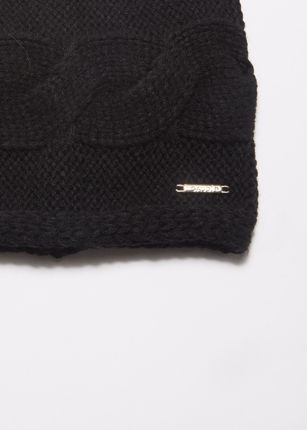 Cable knit hat