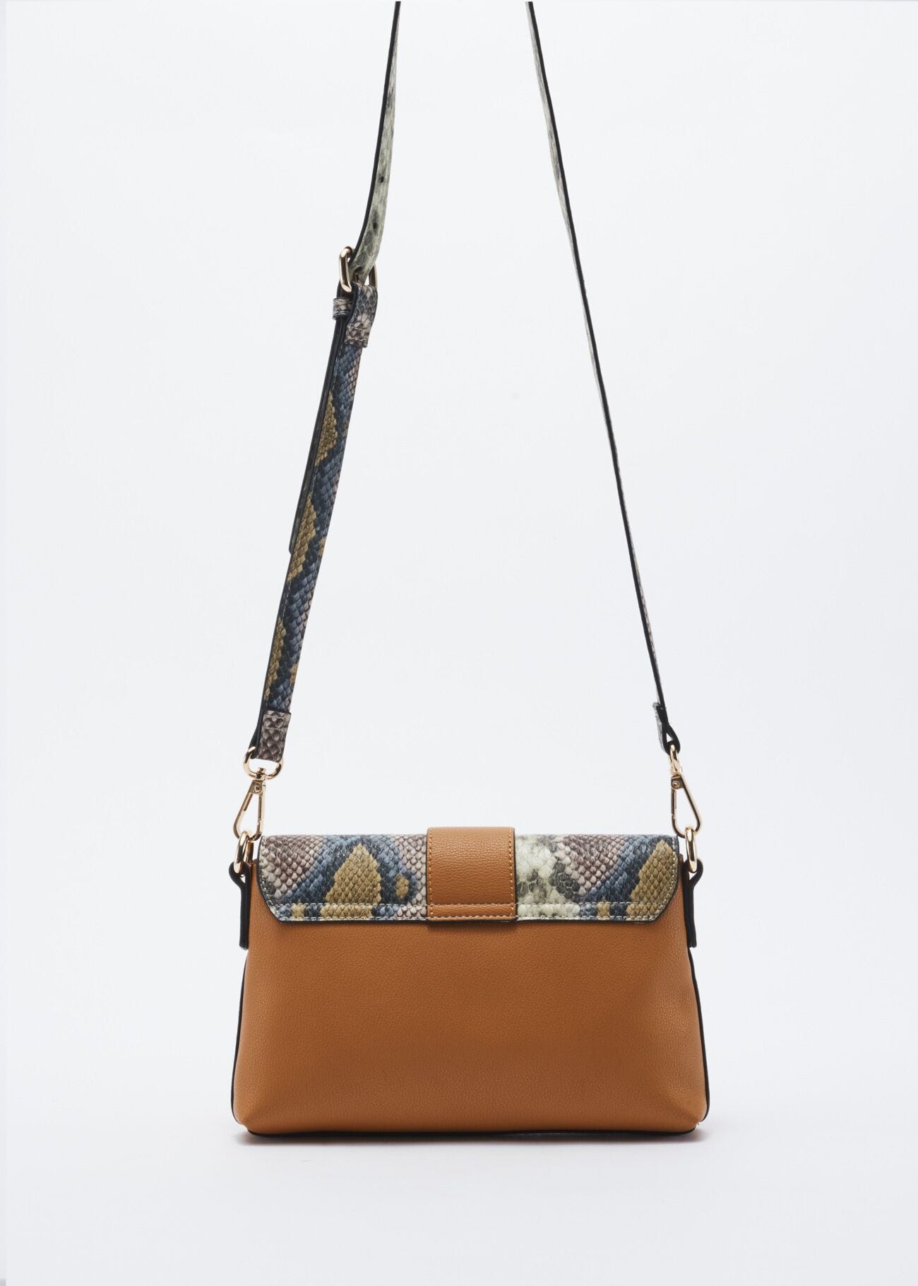 Faux leather crossbody bag