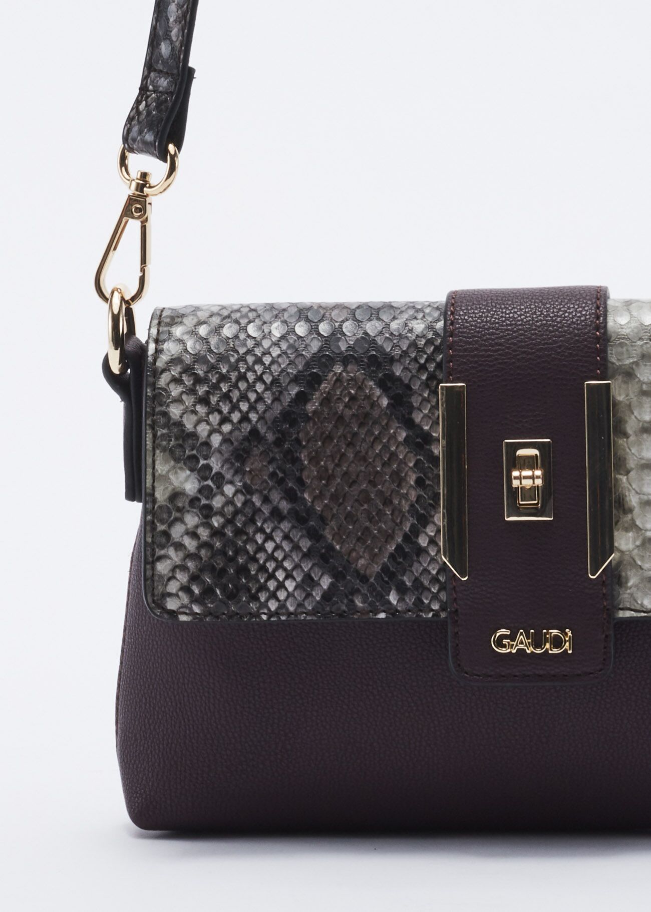 Faux leather crossbody bag
