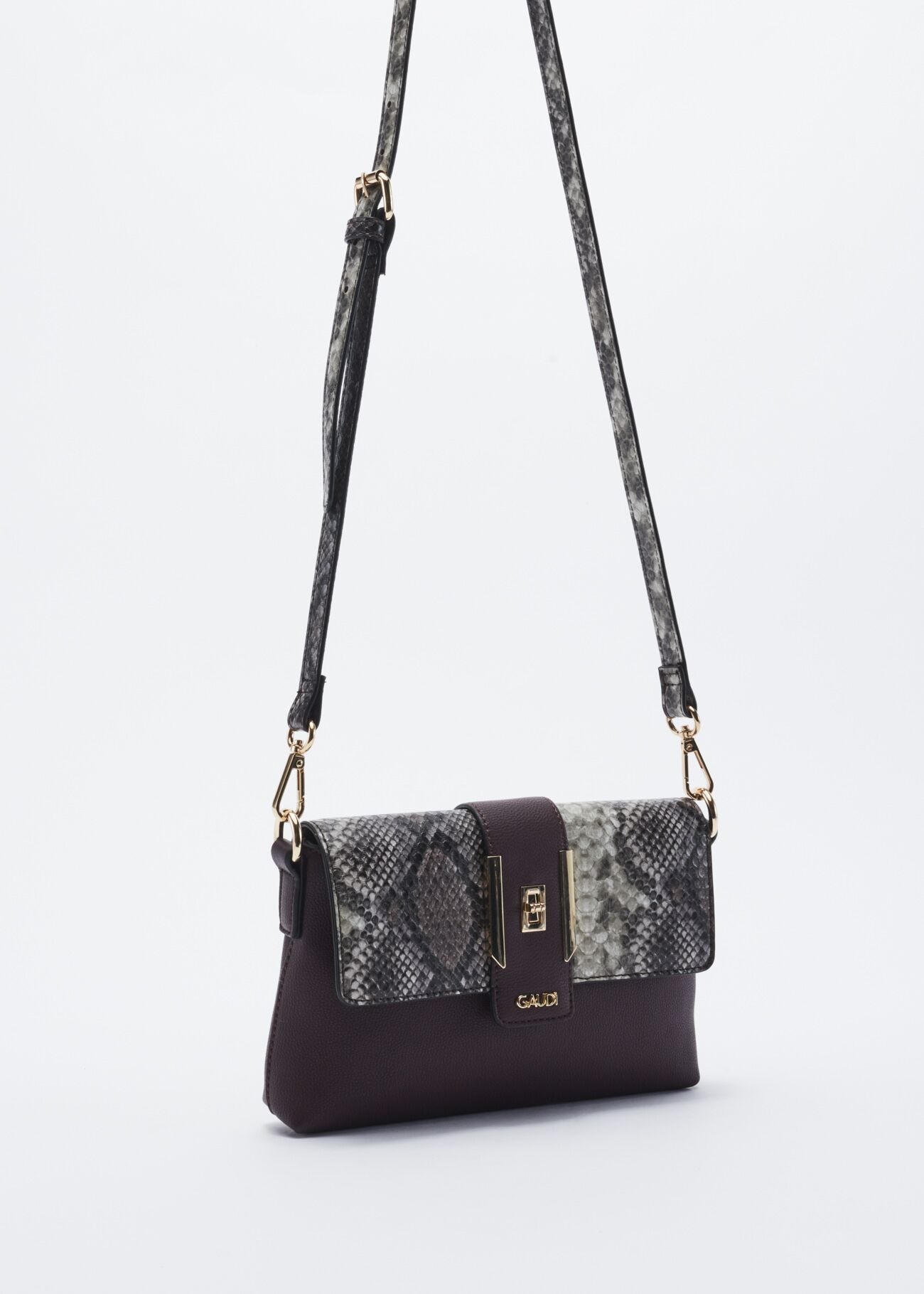 Faux leather crossbody bag