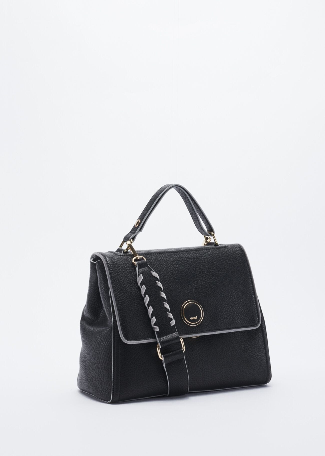 Sac en similicuir avec d&eacute;corations