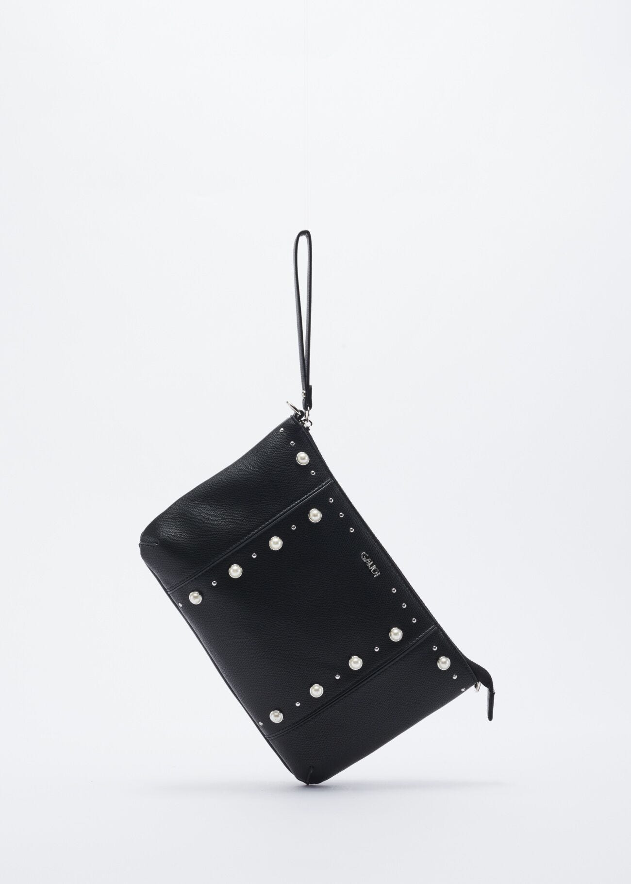 Clutch with beads and micro studs