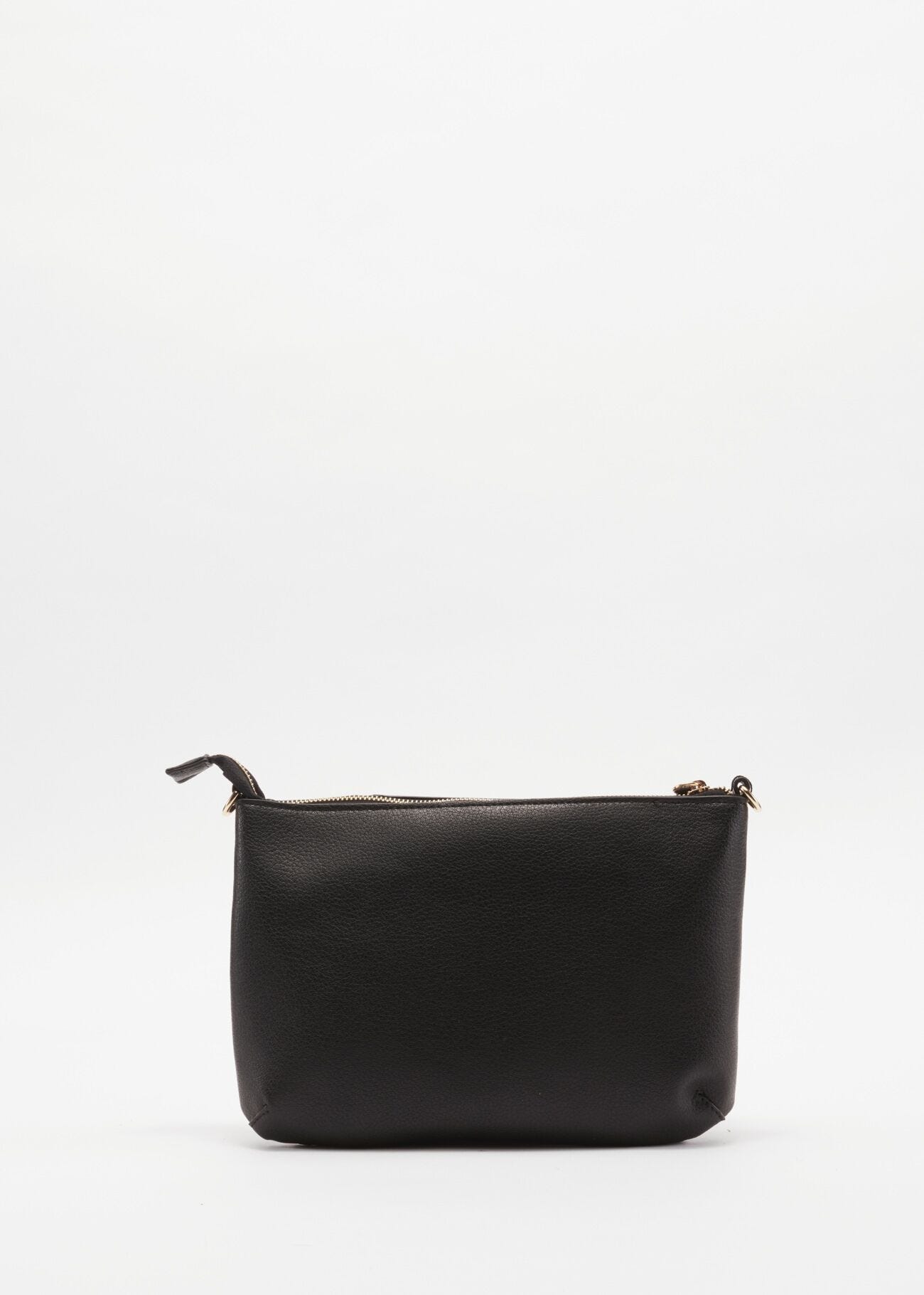 Clutch with ruffle embellishment