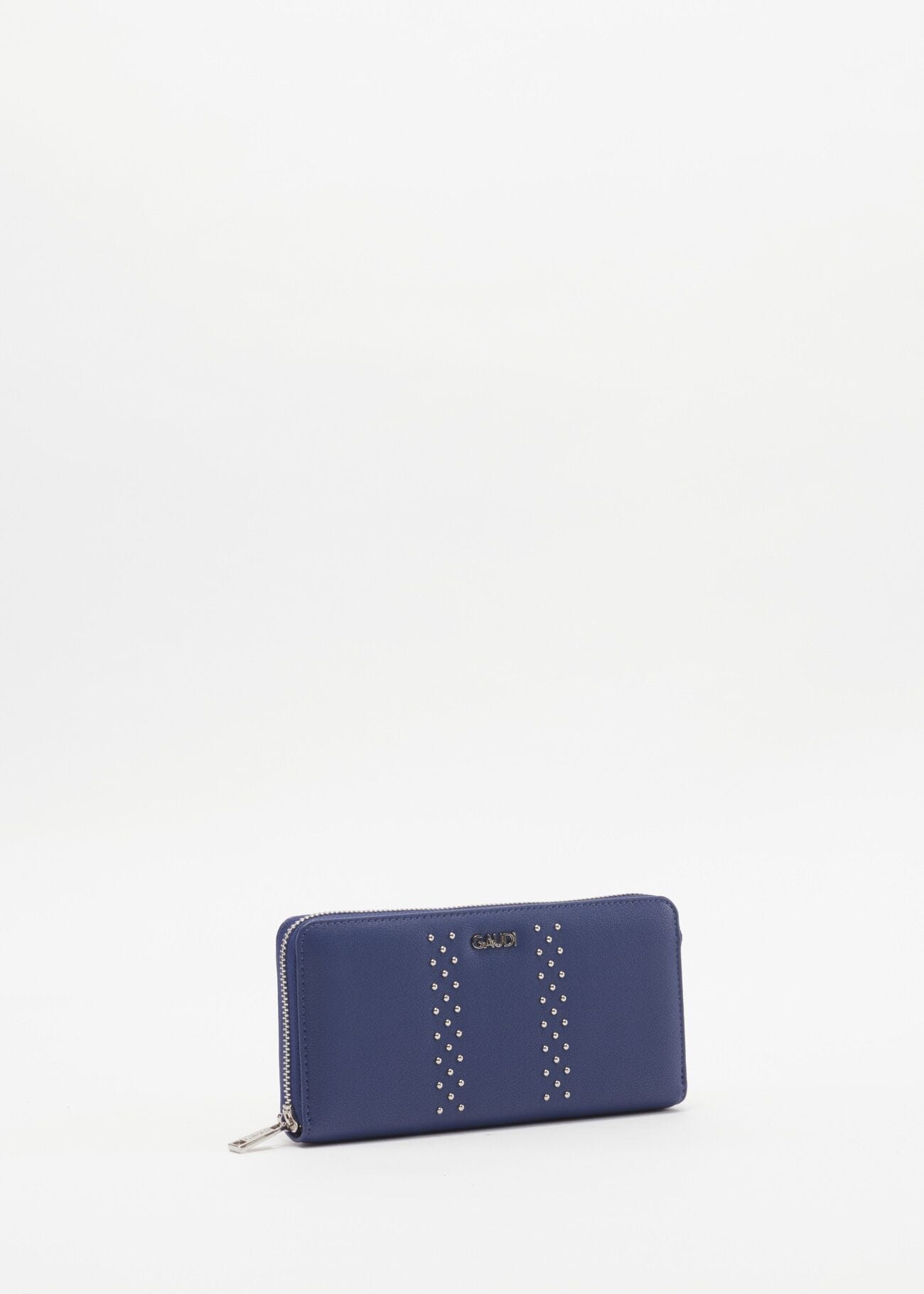 Wallet with micro-stud embellishment